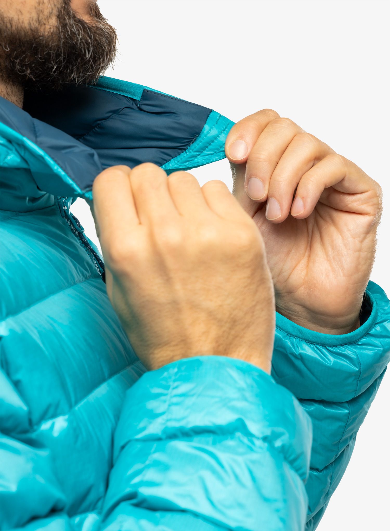 Péřová bunda pánská Mountain Equipment Frostline Jacket - topaz