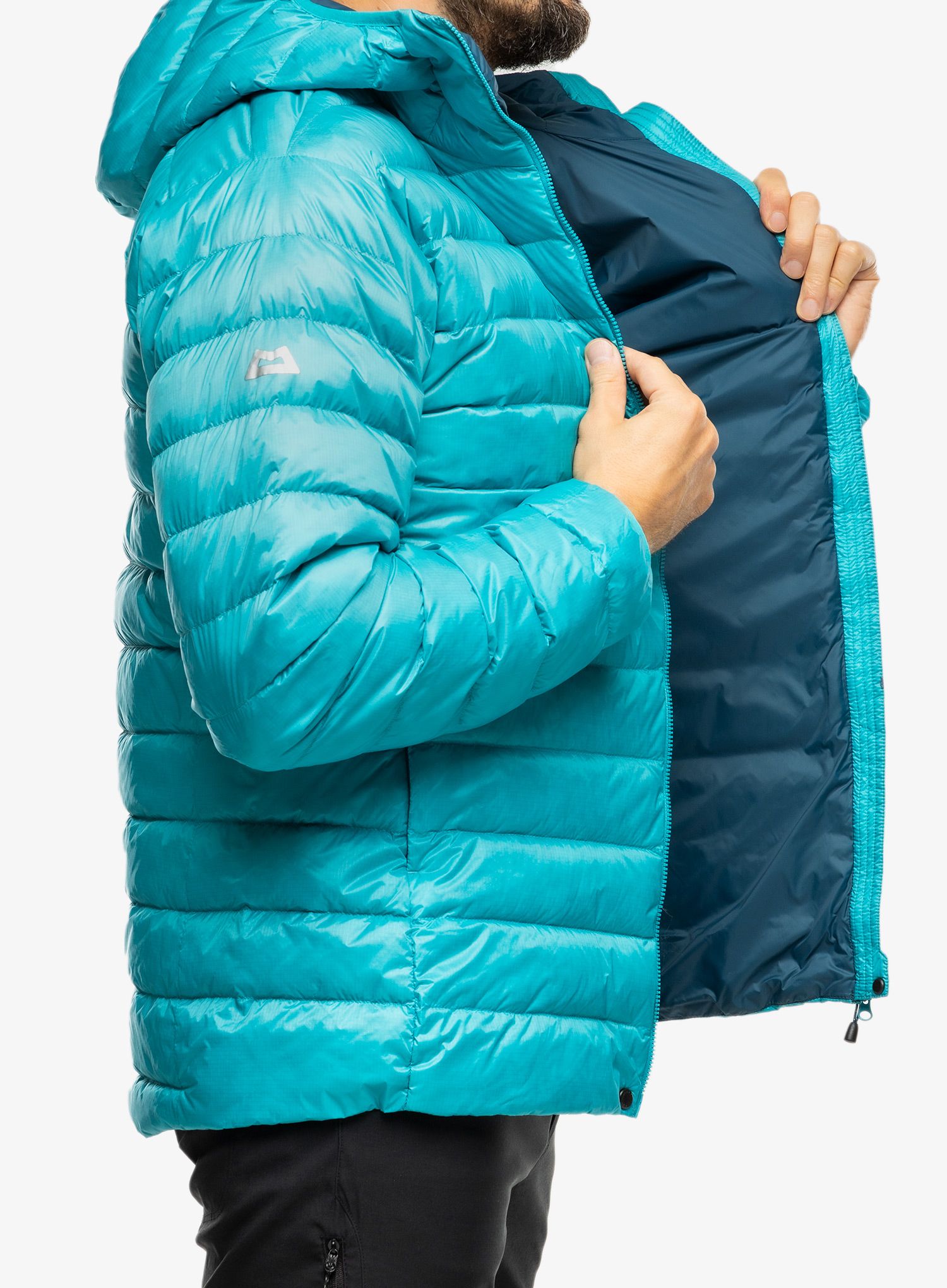 Péřová bunda pánská Mountain Equipment Frostline Jacket - topaz