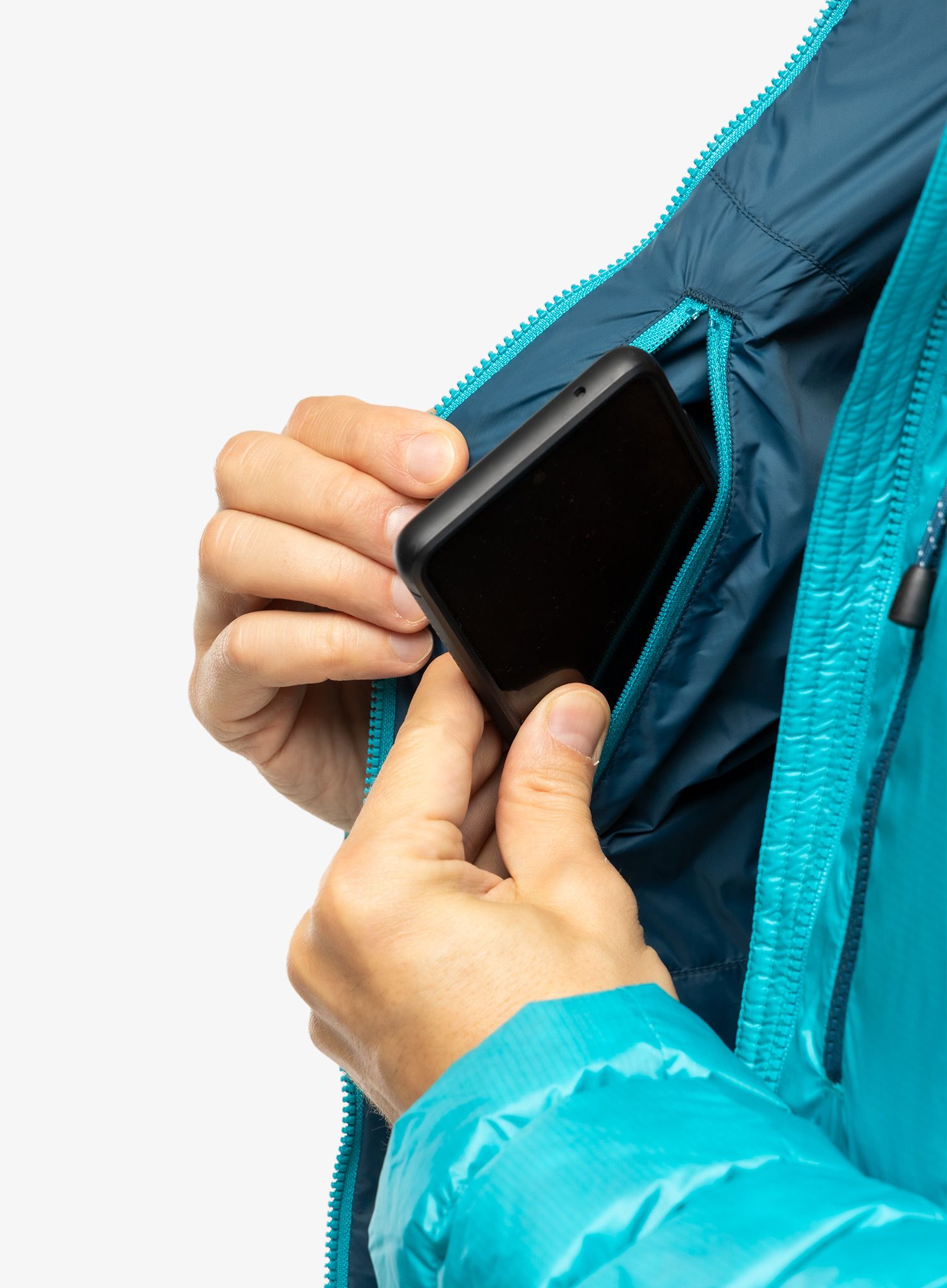 Péřová bunda pánská Mountain Equipment Frostline Jacket - topaz