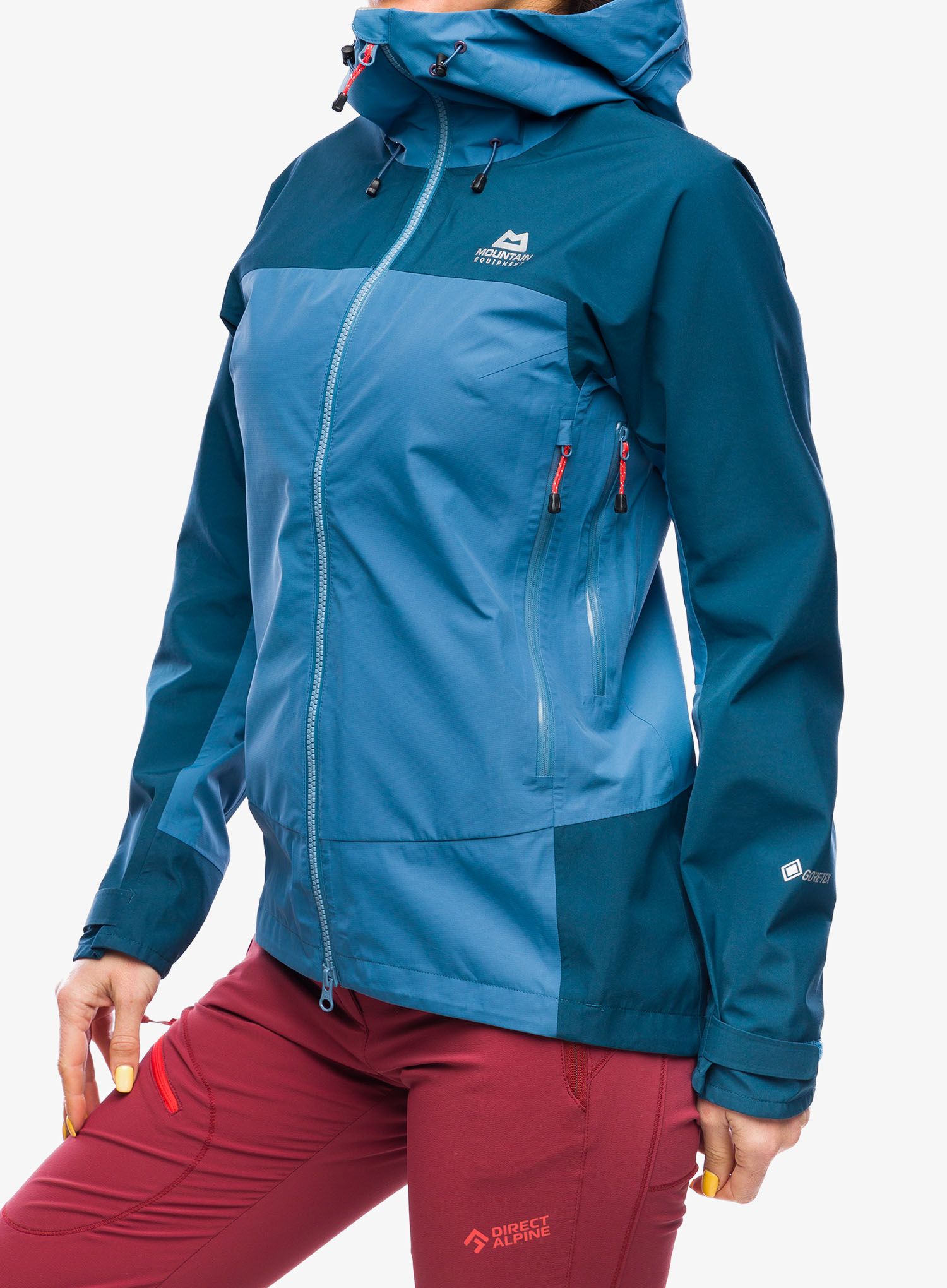 GORE TEX bunda dámská Mountain Equipment Saltoro Jacket - stellar blue/majolica blue