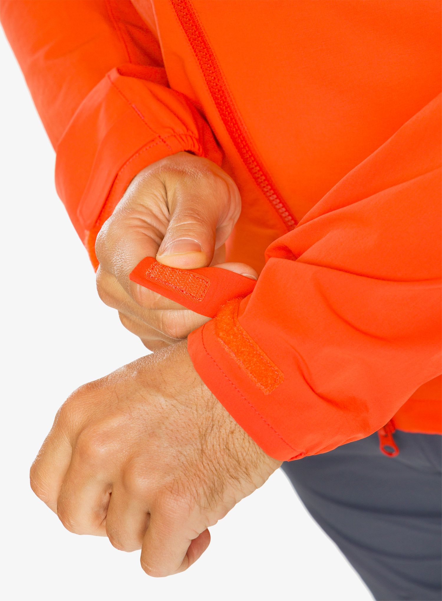 Softshellová bunda Mountain Equipment Squall Hooded Jacket - cardinal orange