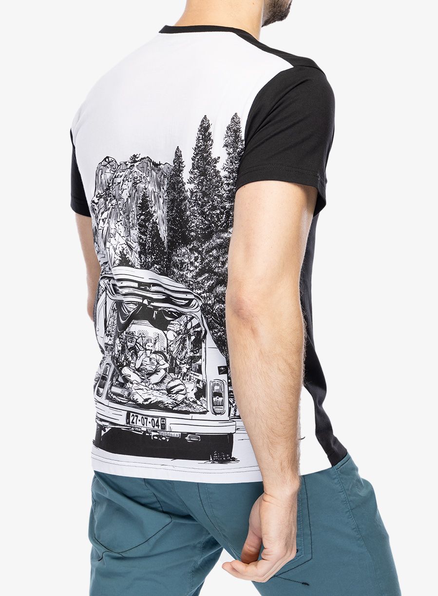 Lezecké triko Nograd Comfort - black/white
