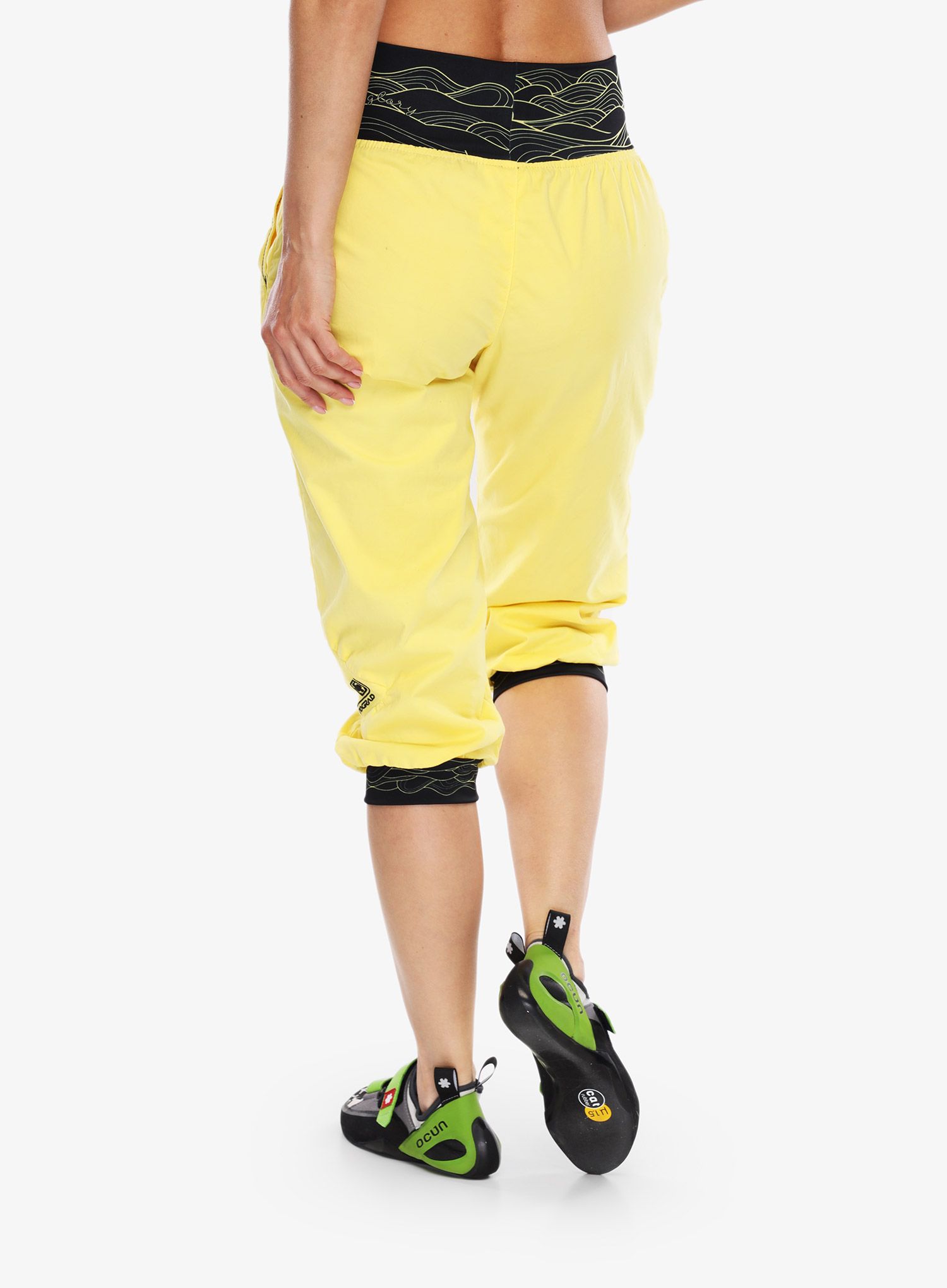 Dámské lezecké kraťasy Nograd Dune 3/4 - yellow pastel