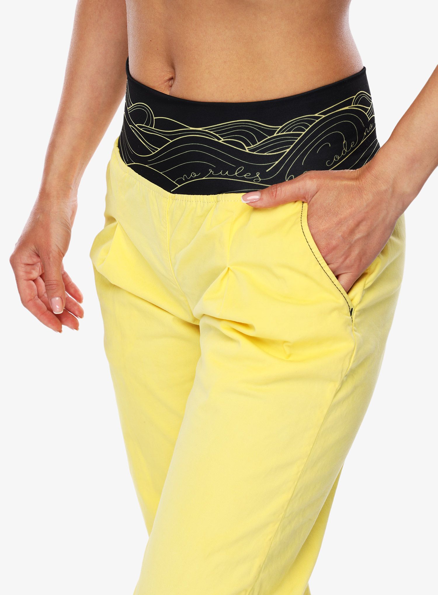 Dámské lezecké kraťasy Nograd Dune 3/4 - yellow pastel
