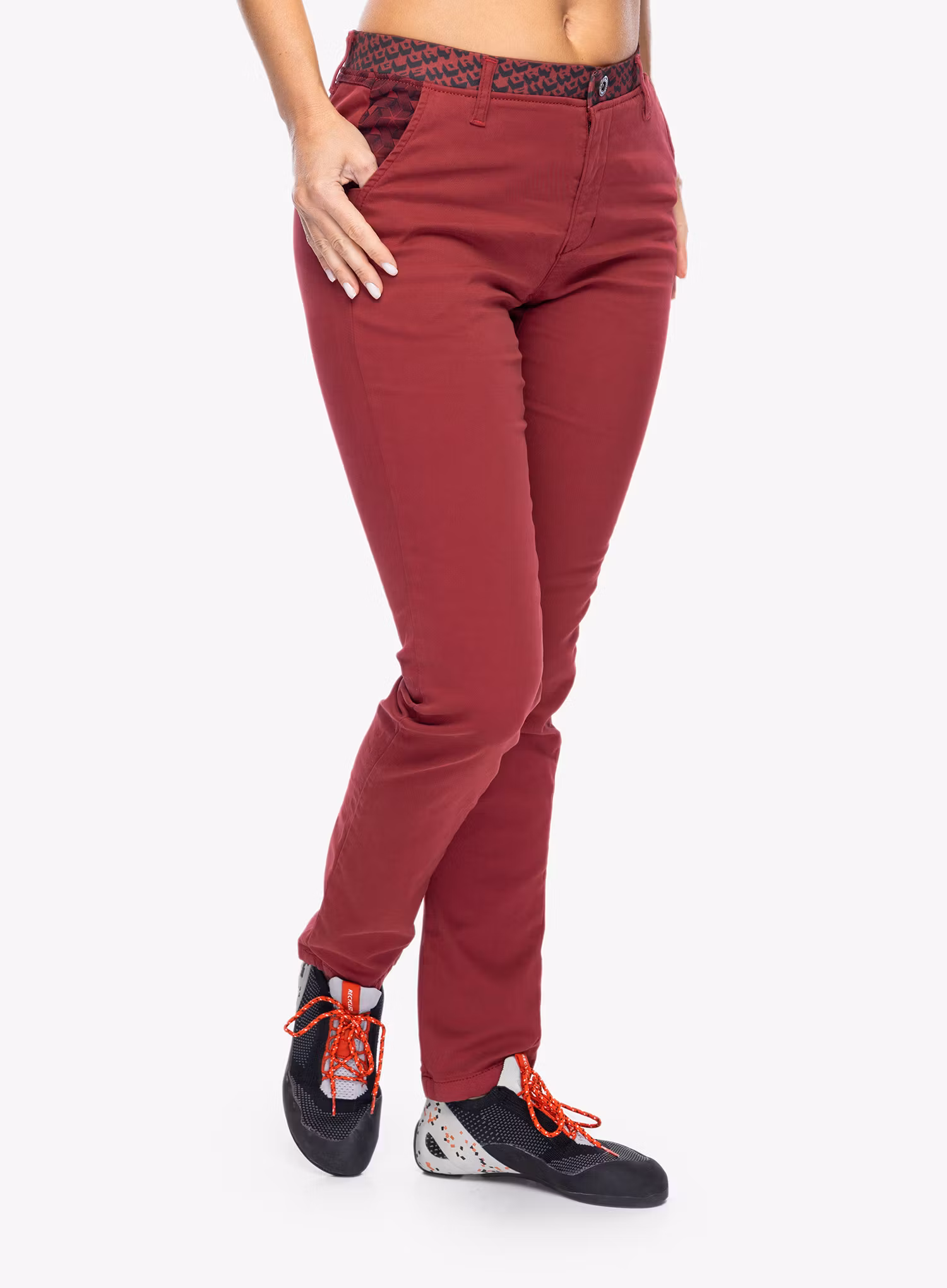 Lezecké kalhoty dámské Nograd Grease Pants - dark red