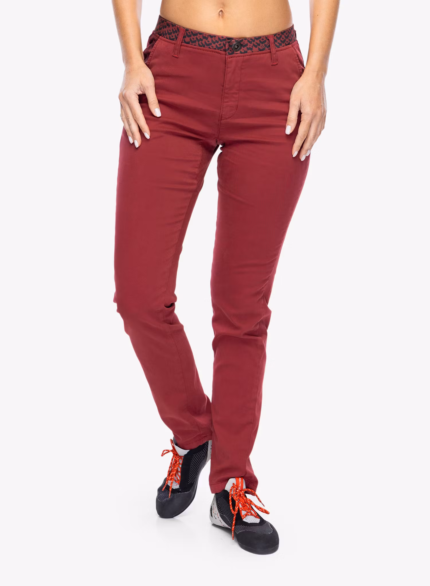 Lezecké kalhoty dámské Nograd Grease Pants - dark red