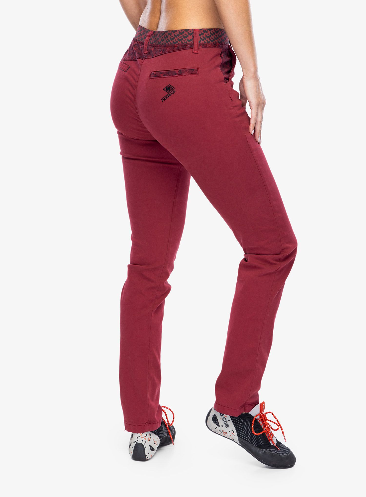 Lezecké kalhoty dámské Nograd Grease Pants - dark red
