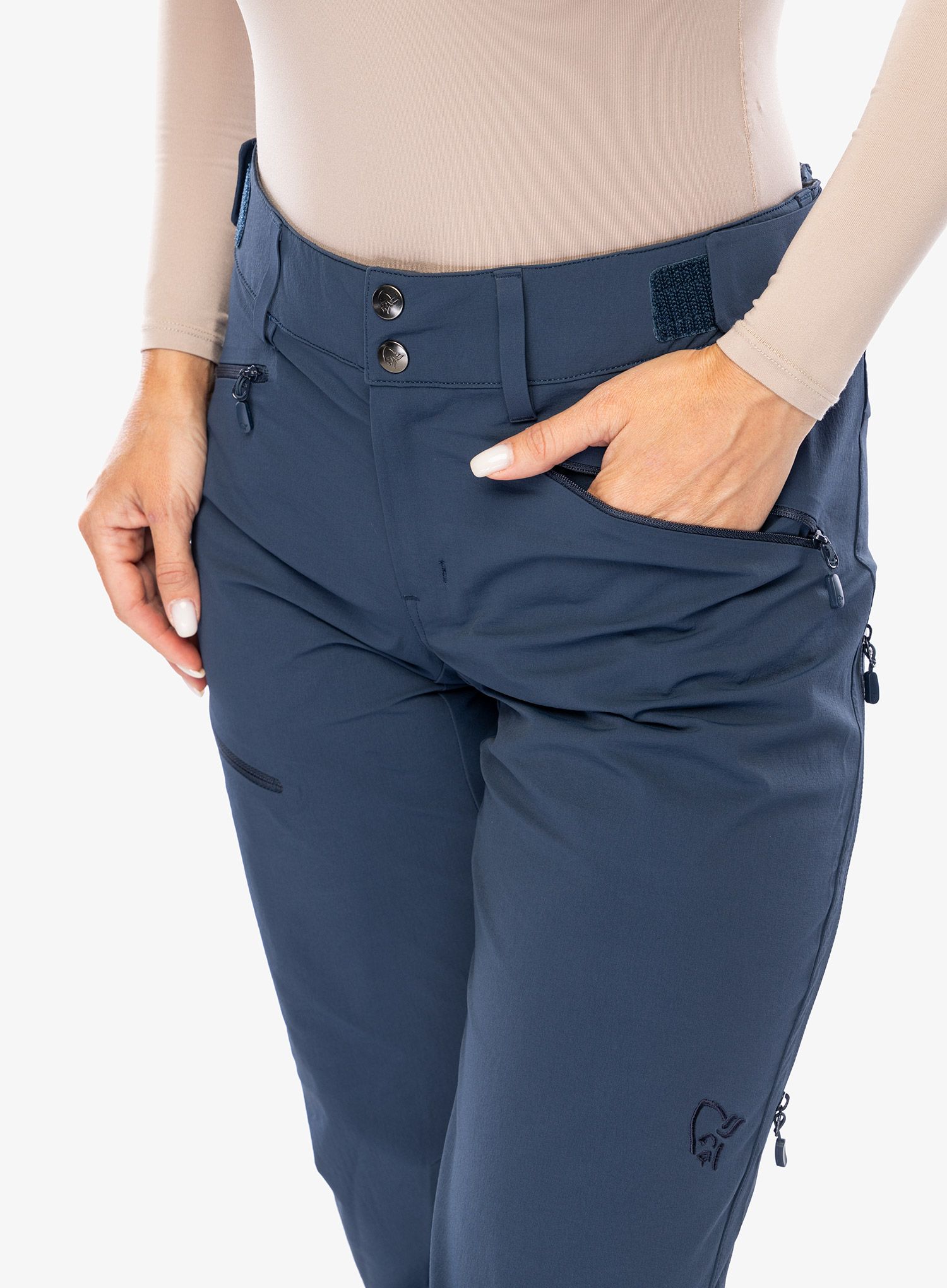 Kalhoty dámské Norrona Falketind Flex1 Pants - indigo night