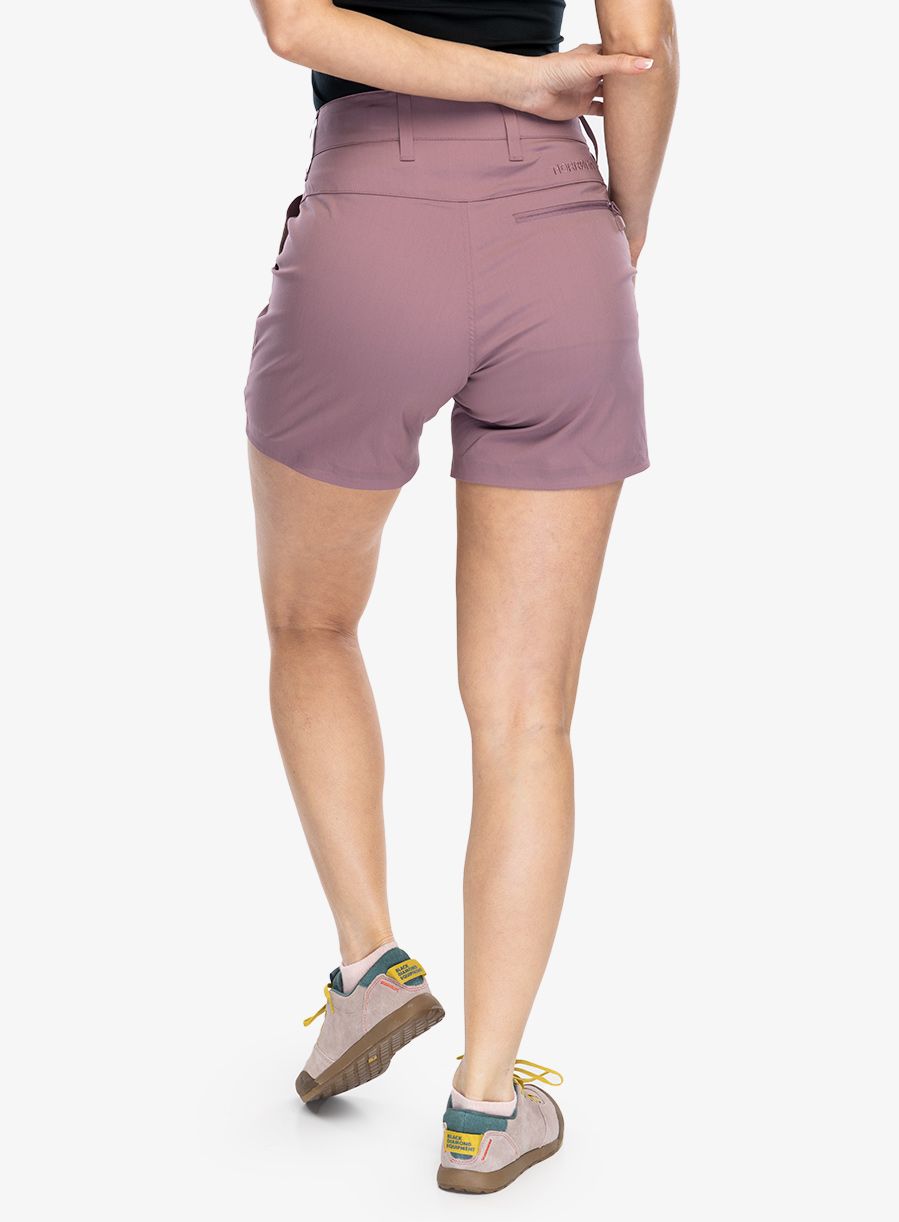 Kraťasy dámské Norrona Femund Light Cotton Shorts - grape shake