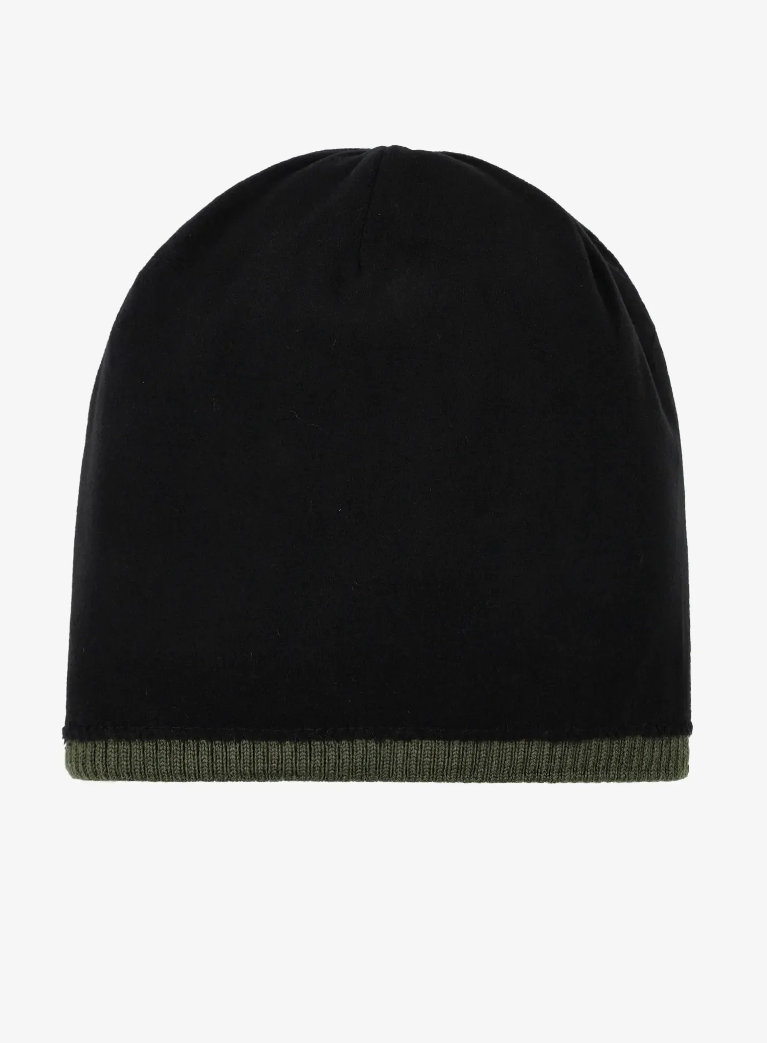 Zimní čepice Norrona Heavy MerinoUll Logo Beanie - olive night melange