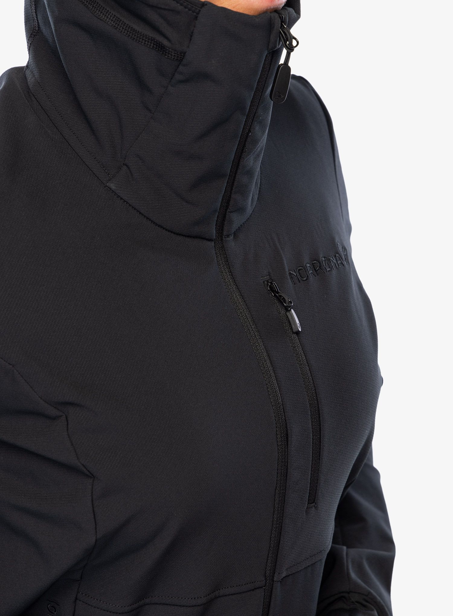 Dámská bunda Norrona Lofoten Hiloflex200 Hood - caviar