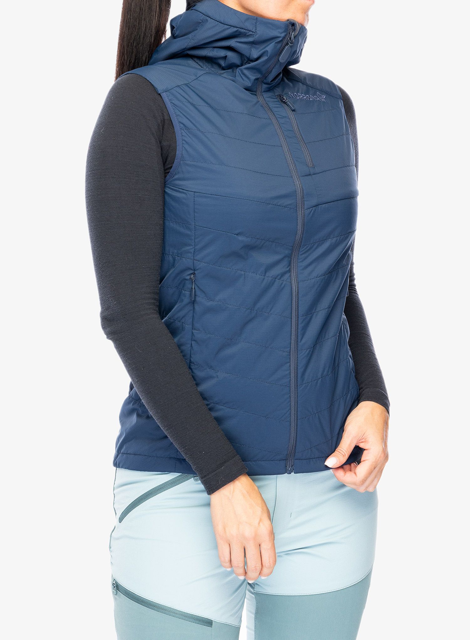 Vesta dámská Norrona Lyngen Alpha90 Vest - indigo night