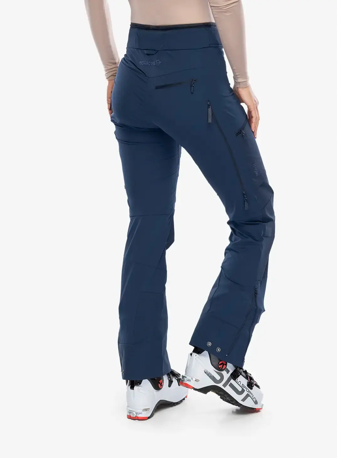 Kalhoty dámské Norrona Lyngen Flex1 Light Pants - indigo night