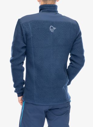 Fleecová bunda Norrona Trollveggen Thermal Pro Jacket - indigo night/indigo night