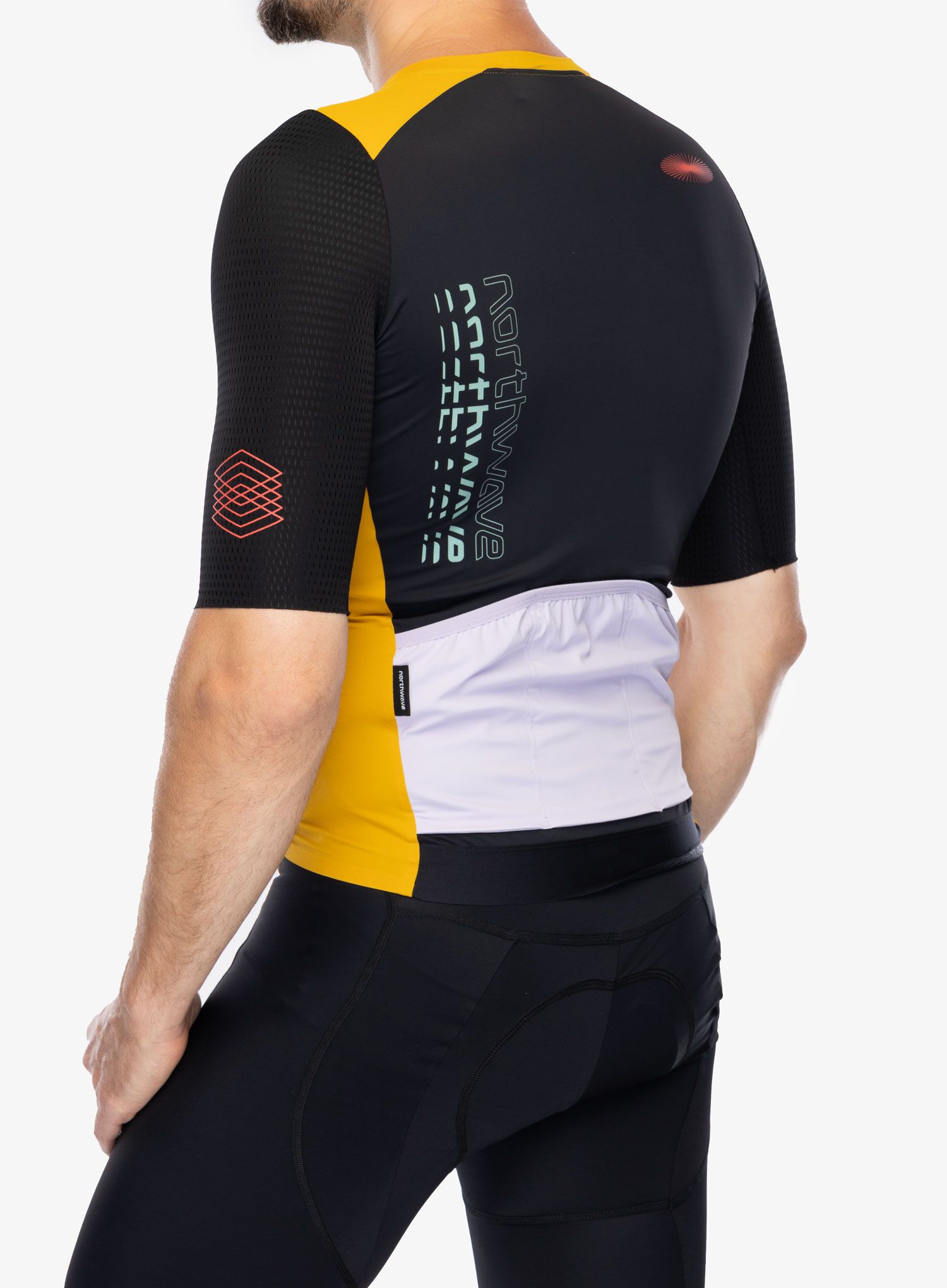 Cyklotriko Northwave Extreme Evo Jersey Short Sleeve - ochre/black
