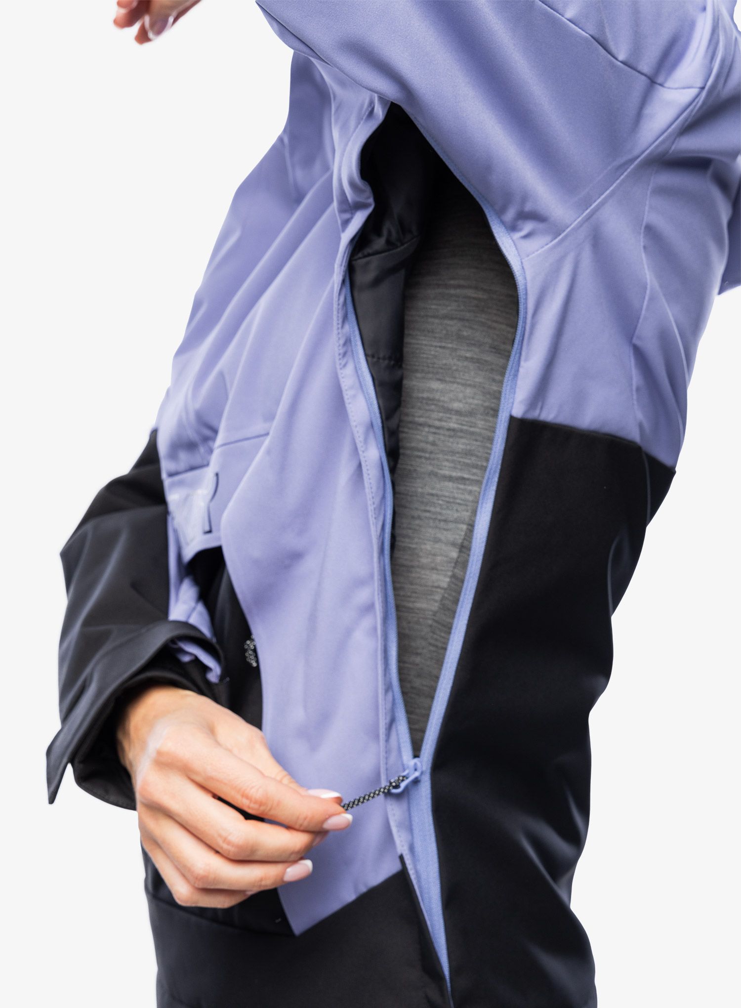 Zateplená bunda dámská Oakley TNP TBT Insulated Anorak - blackout/new lilac