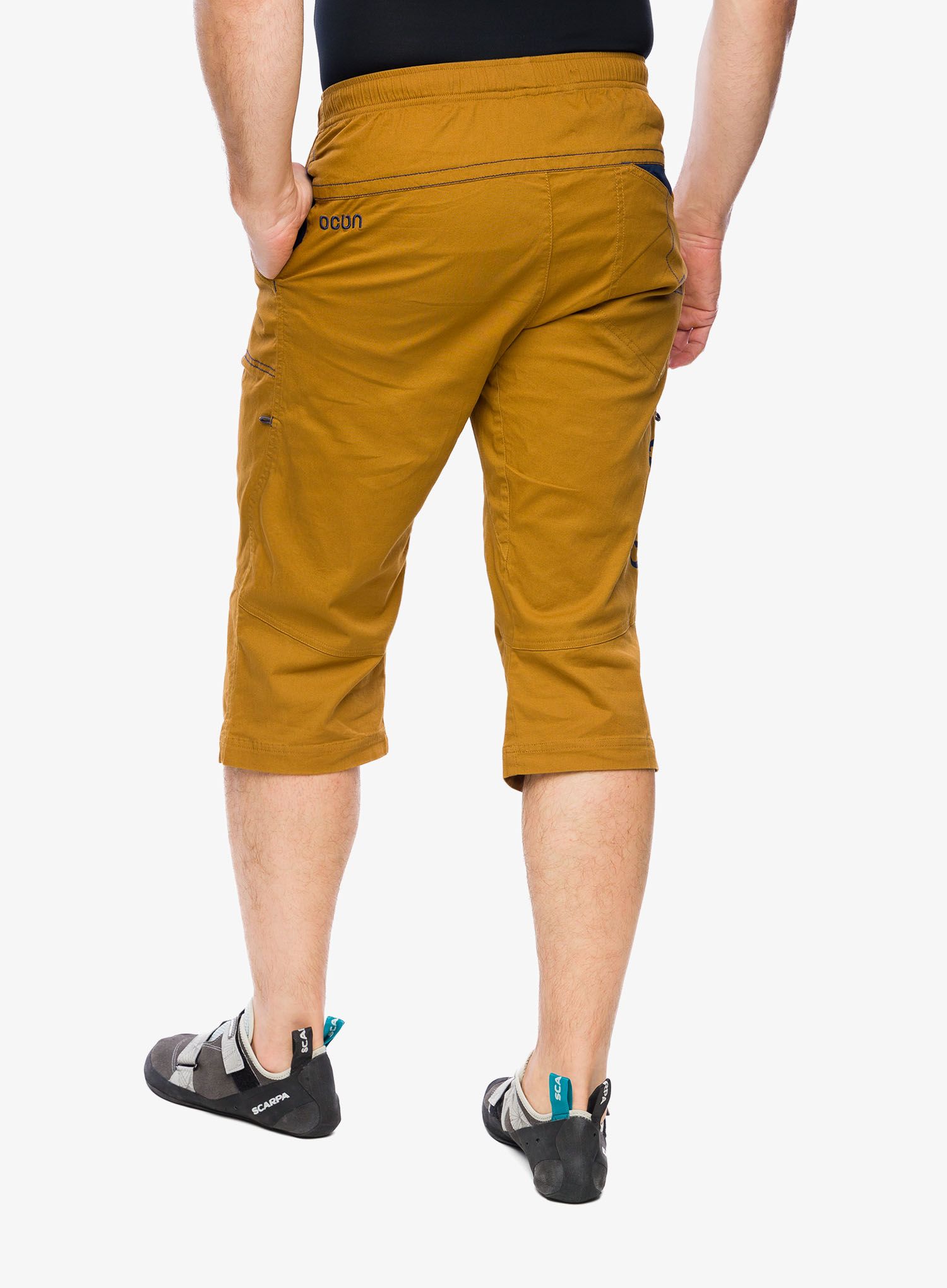 Lezecké kraťasy Ocun Jaws 3/4 - brown bronze