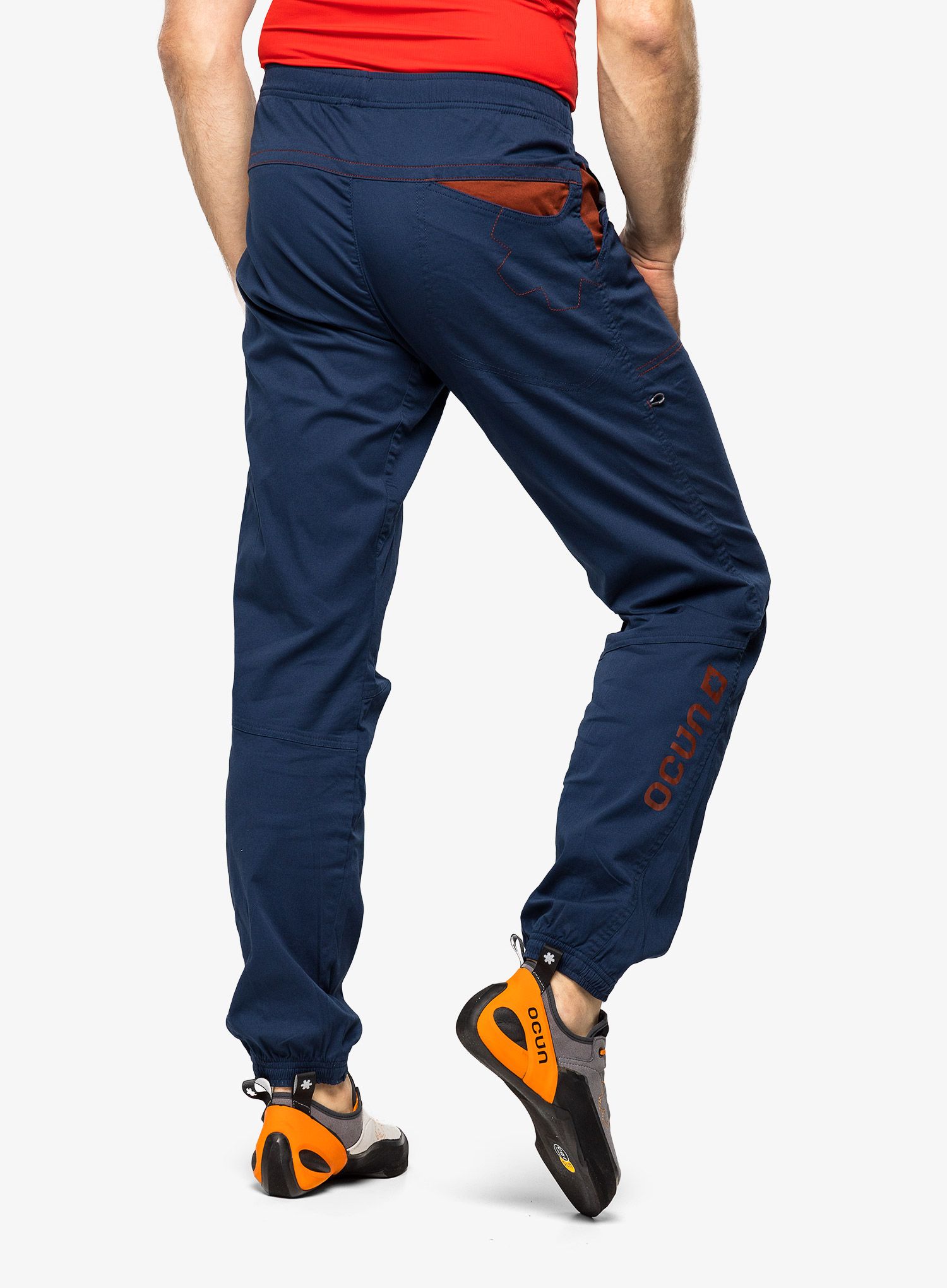 Lezecké kalhoty pánské Ocun Jaws Pants - blue dress