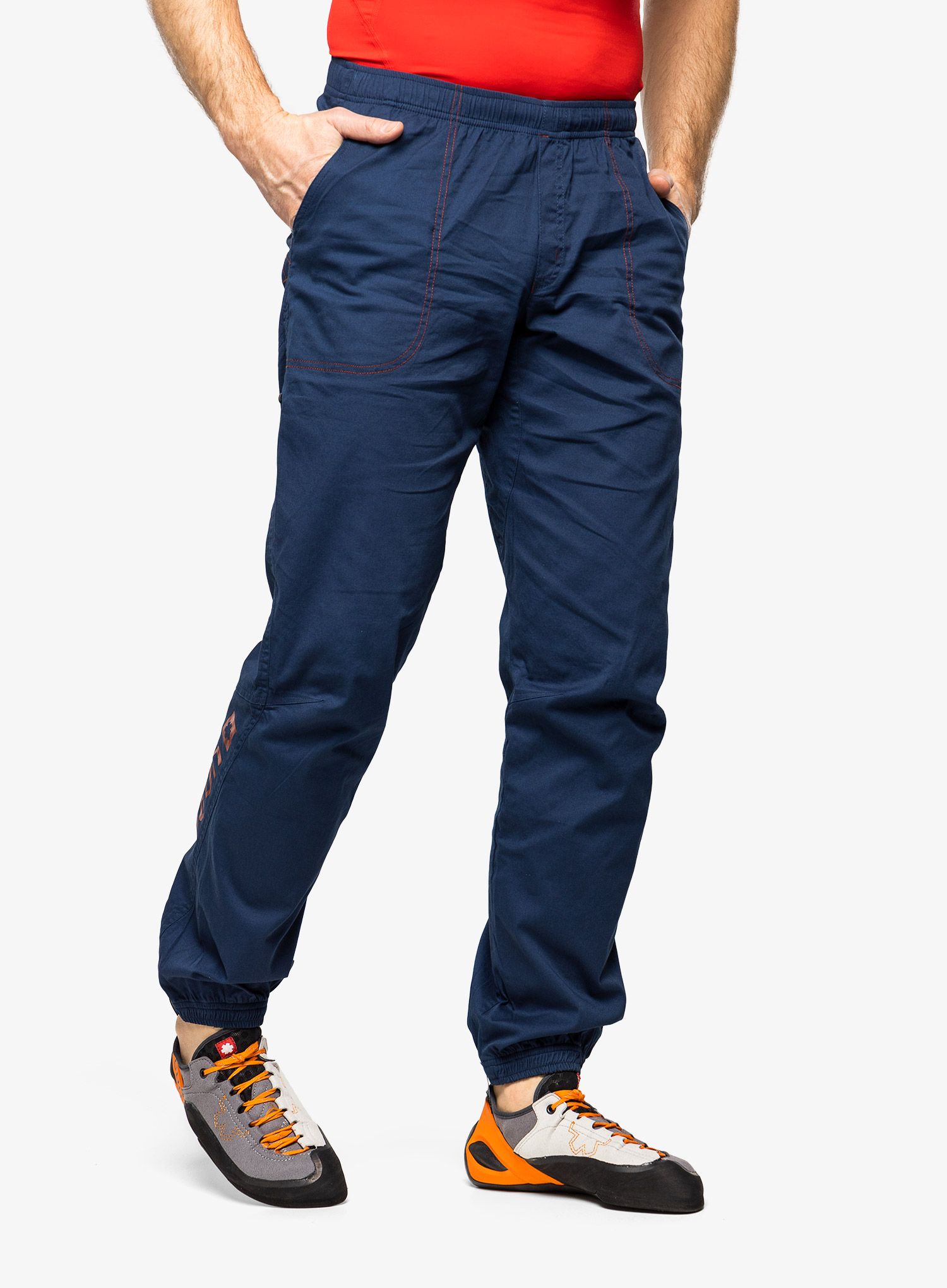 Lezecké kalhoty pánské Ocun Jaws Pants - blue dress