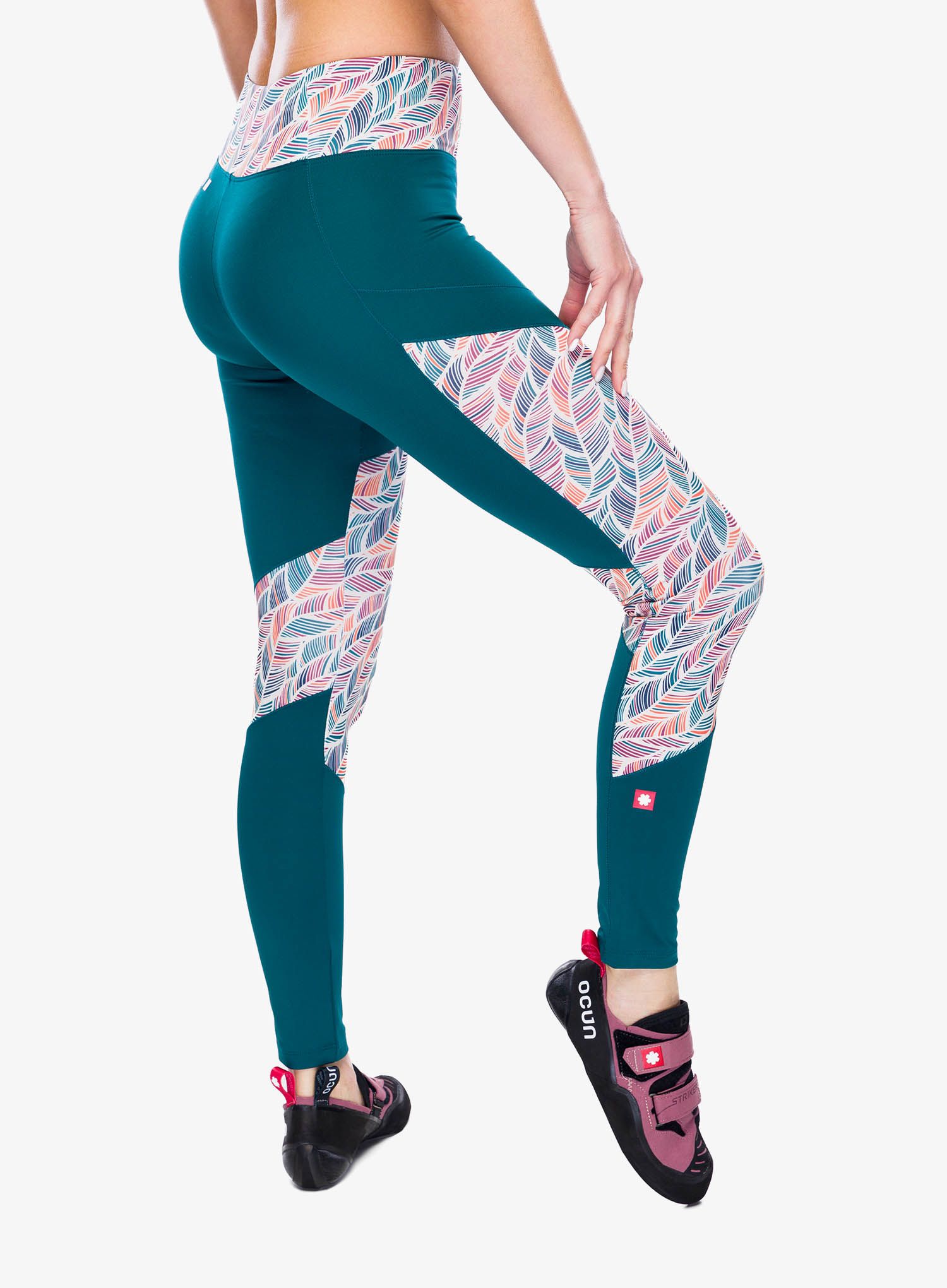 Lezecké legíny Ocun Rhea Leggings - green deep teal