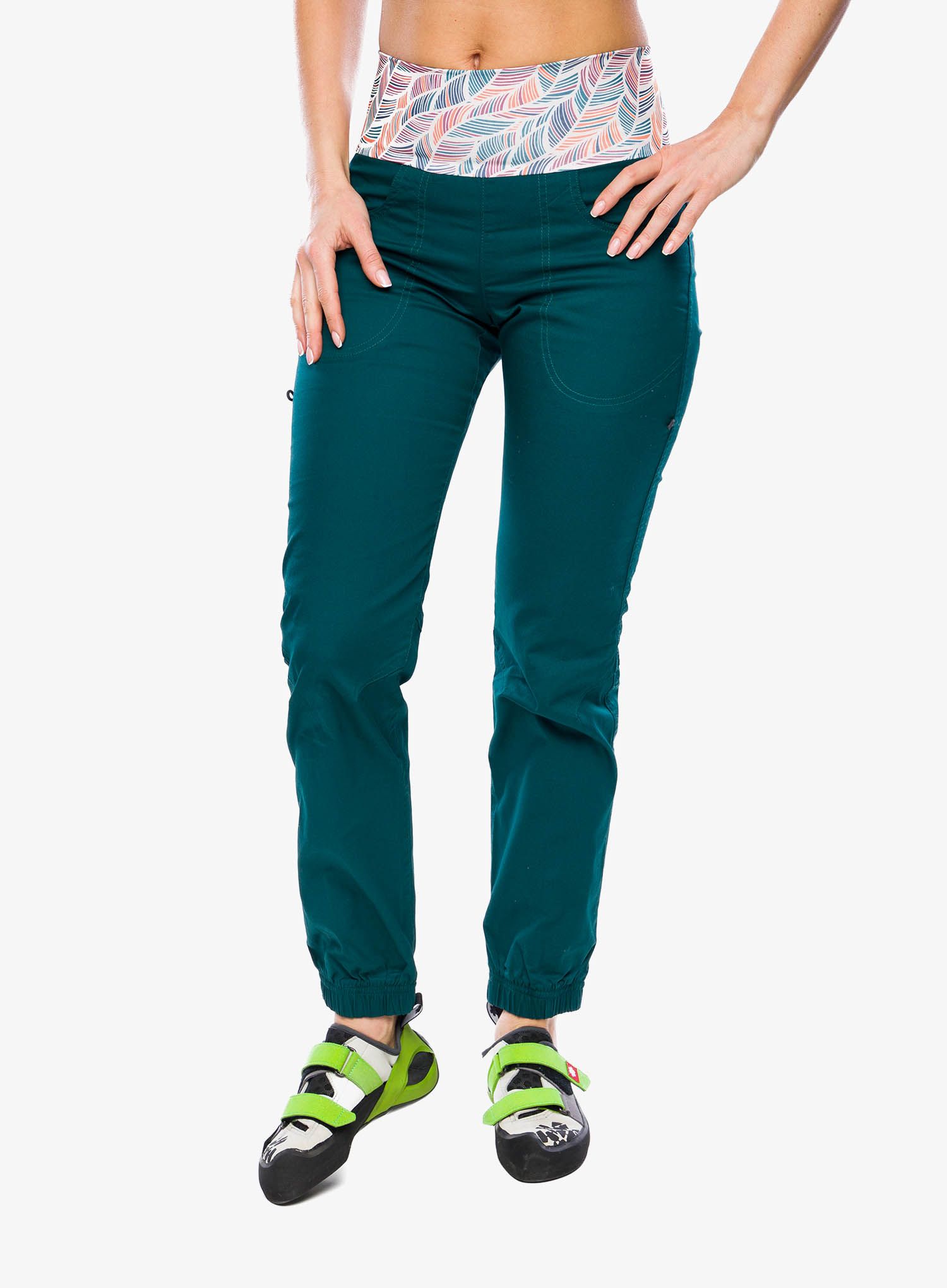 Lezecké kalhoty dámské Ocun Sansa Pants - green deep teal