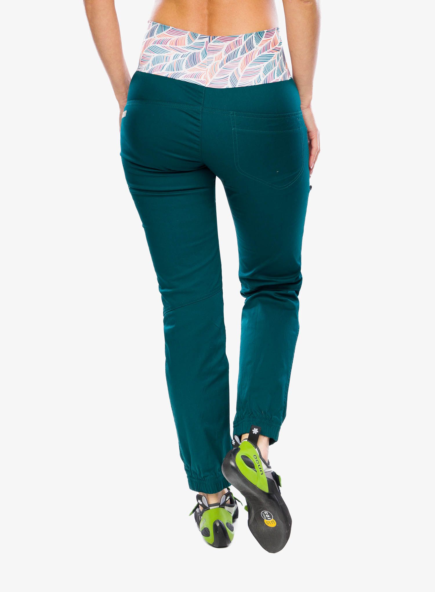 Lezecké kalhoty dámské Ocun Sansa Pants - green deep teal