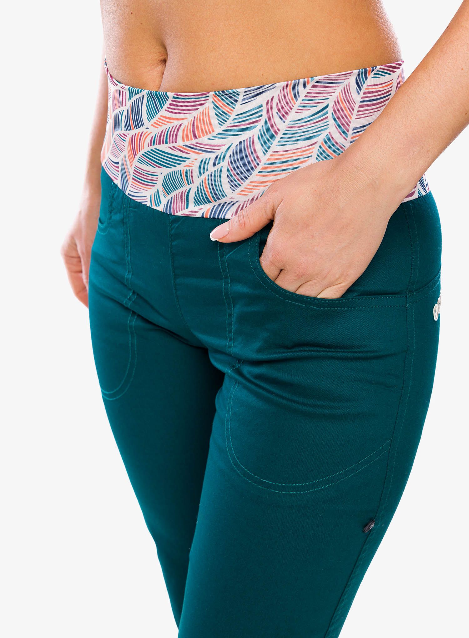 Lezecké kalhoty dámské Ocun Sansa Pants - green deep teal