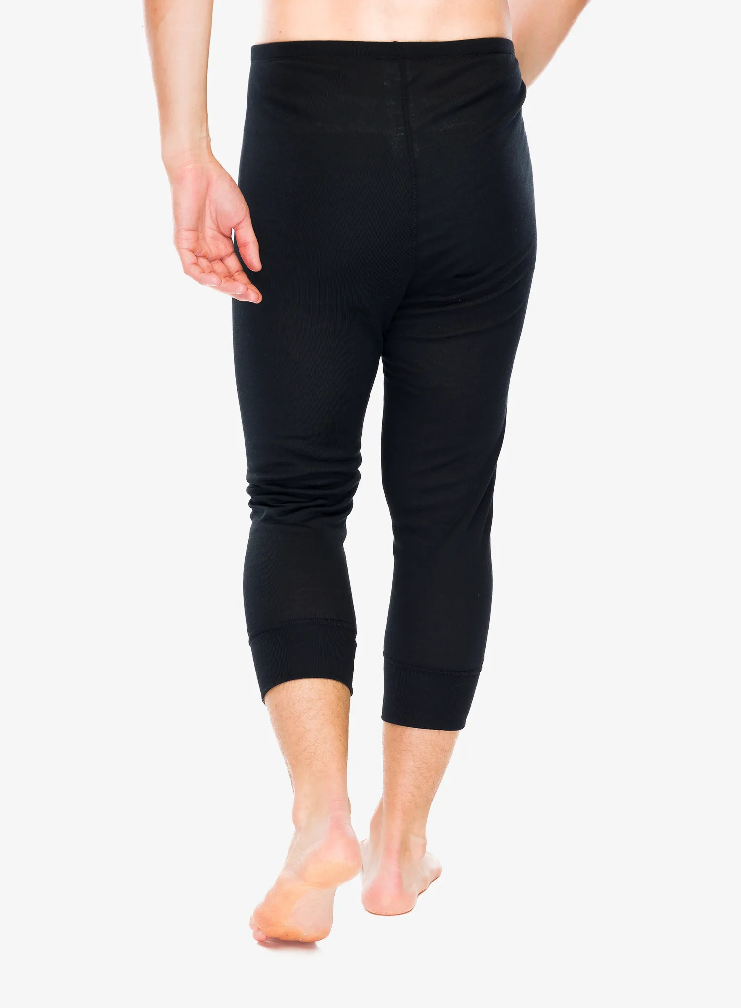 Termolegíny Odlo Active Warm BL Bottom 3/4 - black