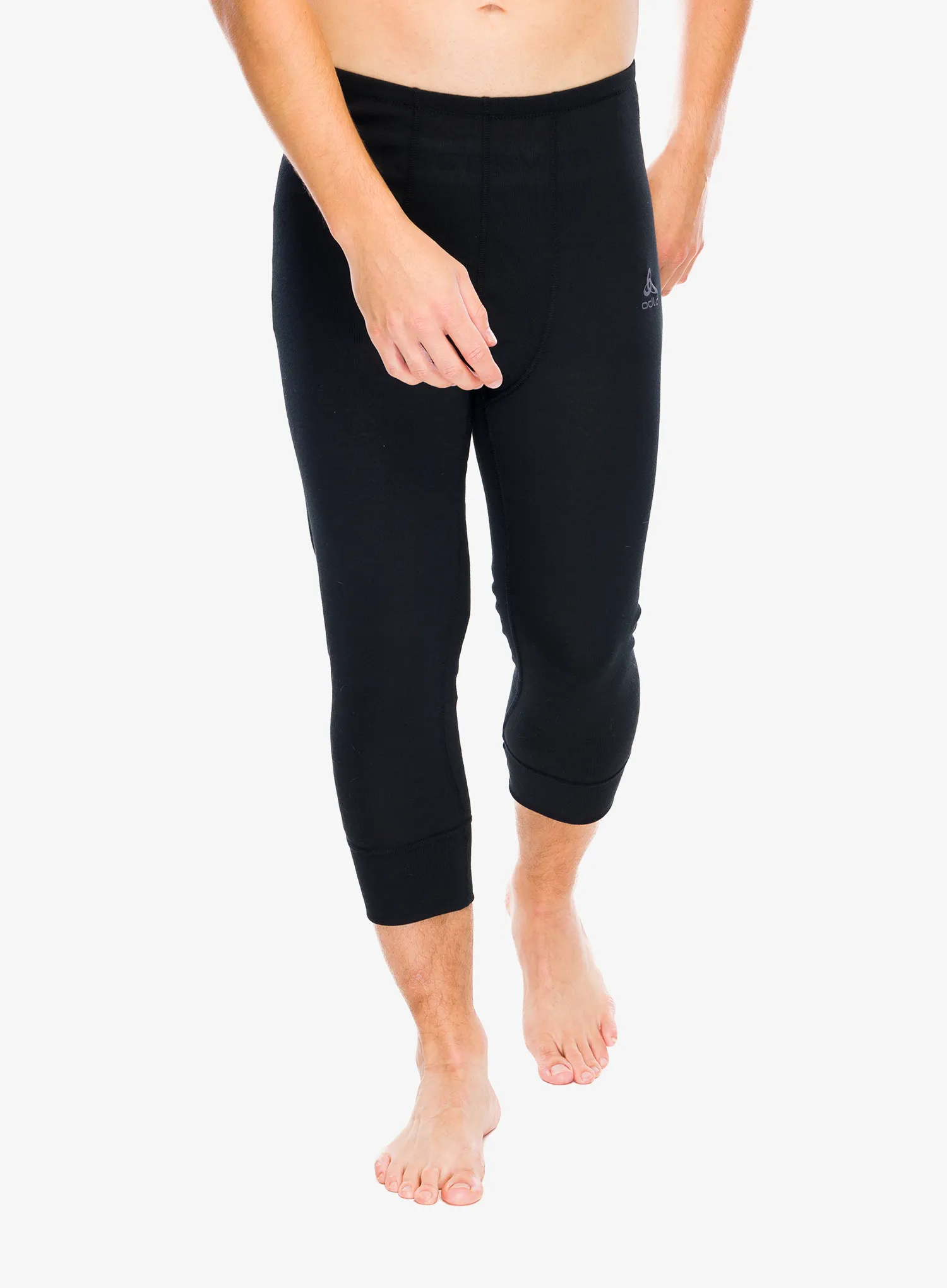 Termolegíny Odlo Active Warm BL Bottom 3/4 - black