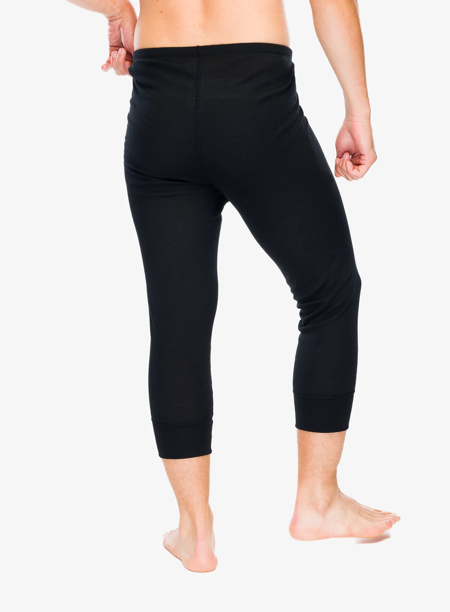 Termolegíny Odlo Active Warm BL Bottom 3/4 - black