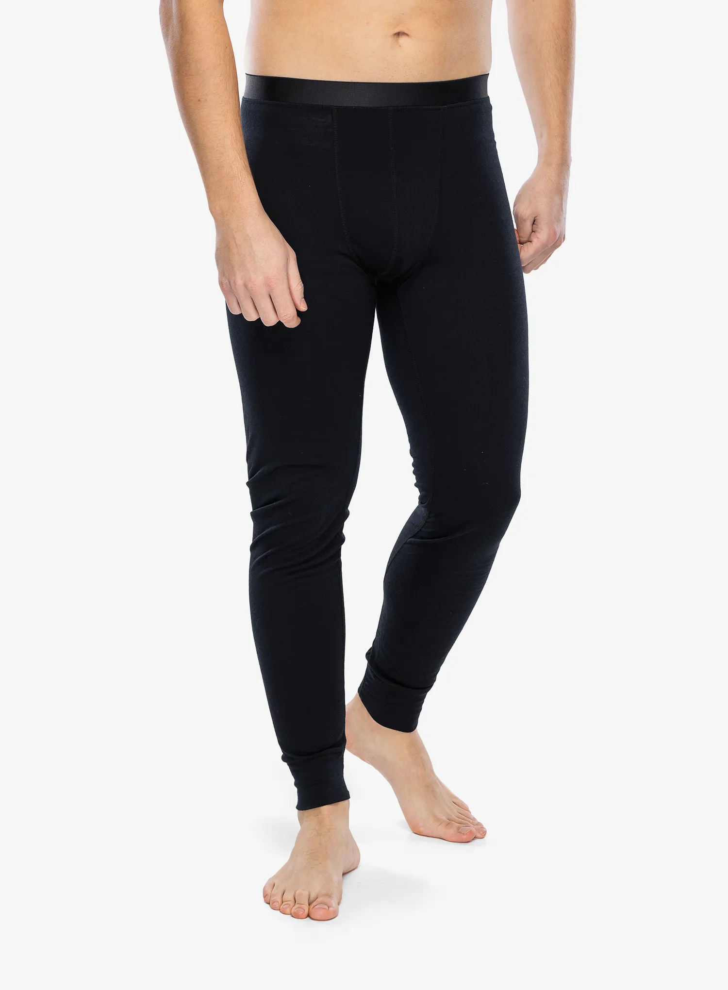 Termolegíny Odlo Merino 200 BL Bottom Long - black