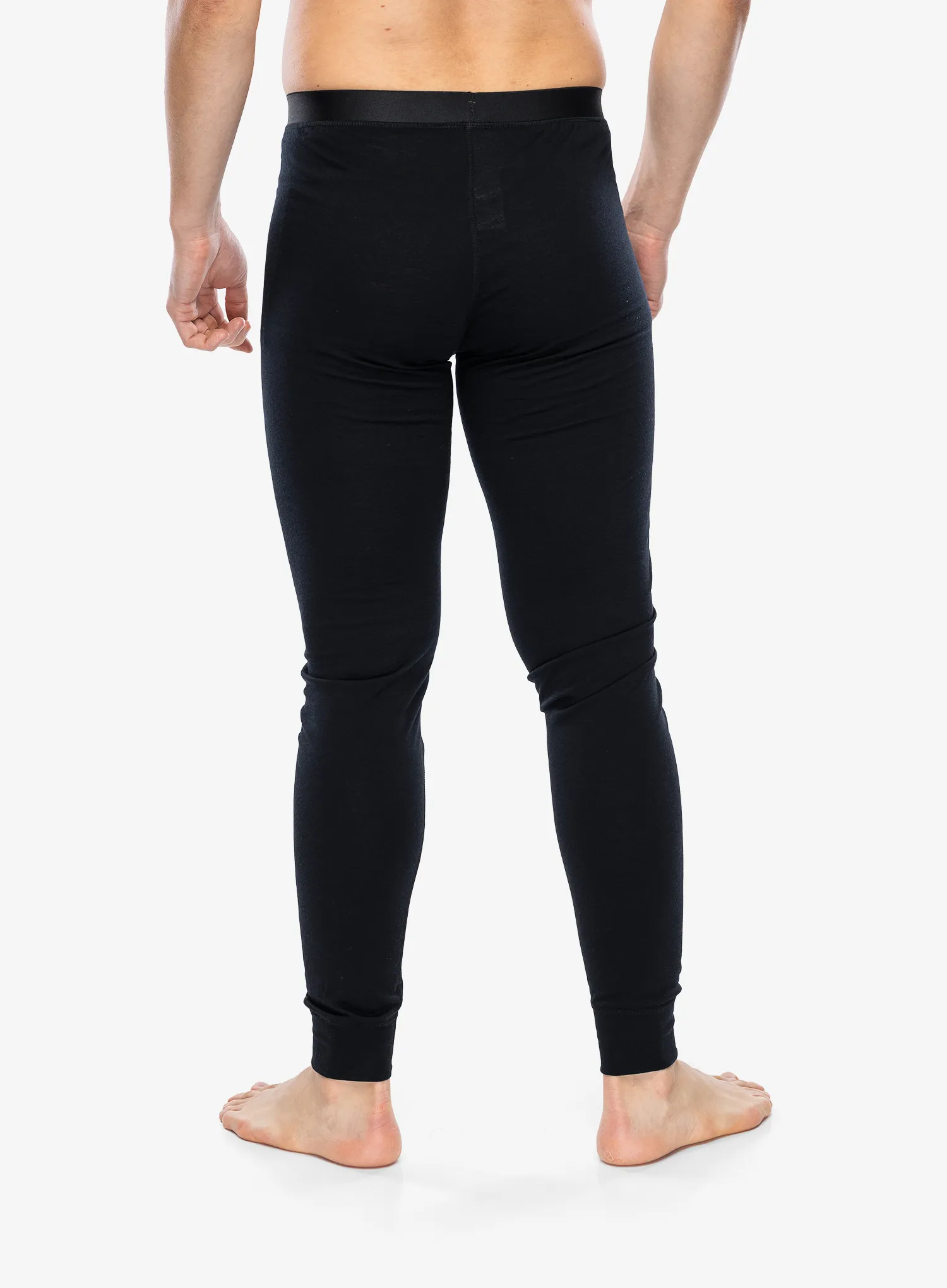Termolegíny Odlo Merino 200 BL Bottom Long - black