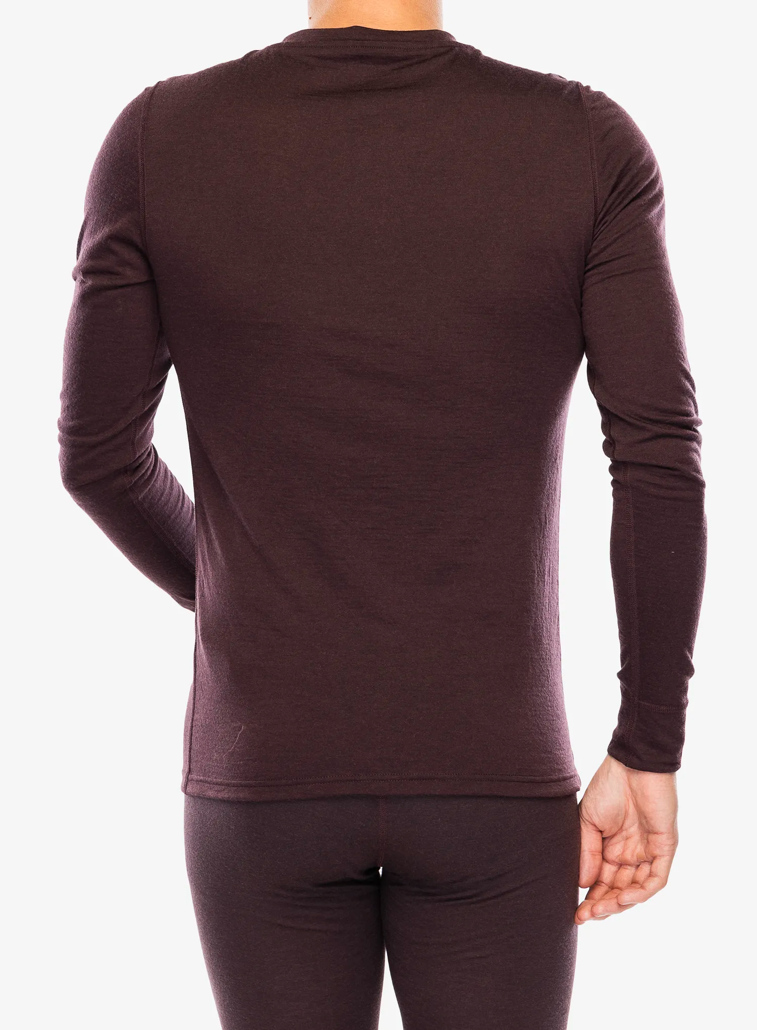 Funkční mikina Odlo Merino 200 BL Top Crew Neck LS - fudge