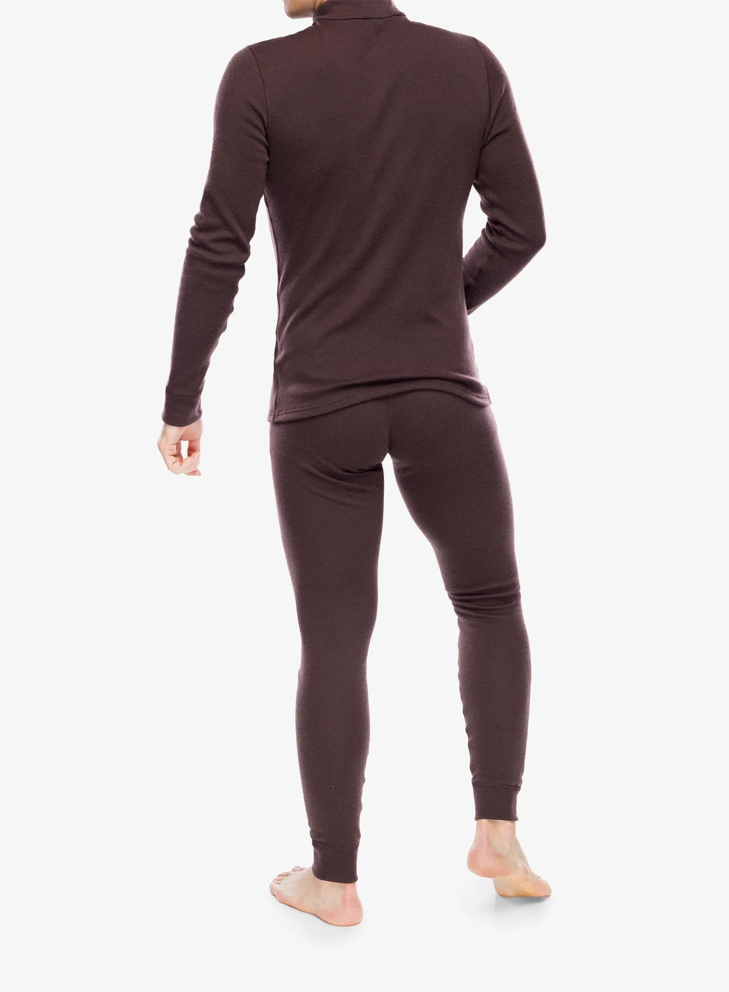 Funkční mikina Odlo Merino 260 BL Top Turtle Neck LS Half Zip - fudge