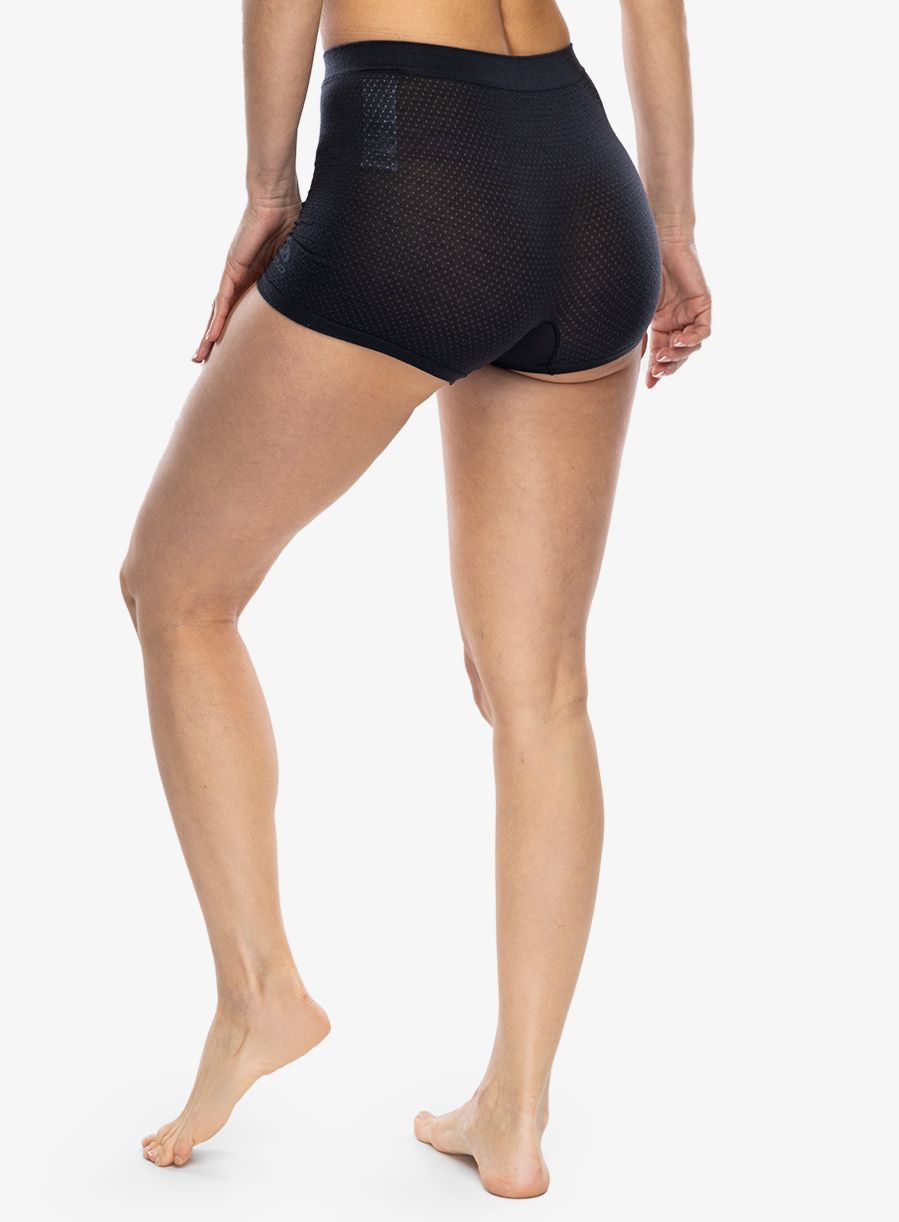 Dámské funkční boxerky Odlo Merino PW 140 Seamless Panty - black