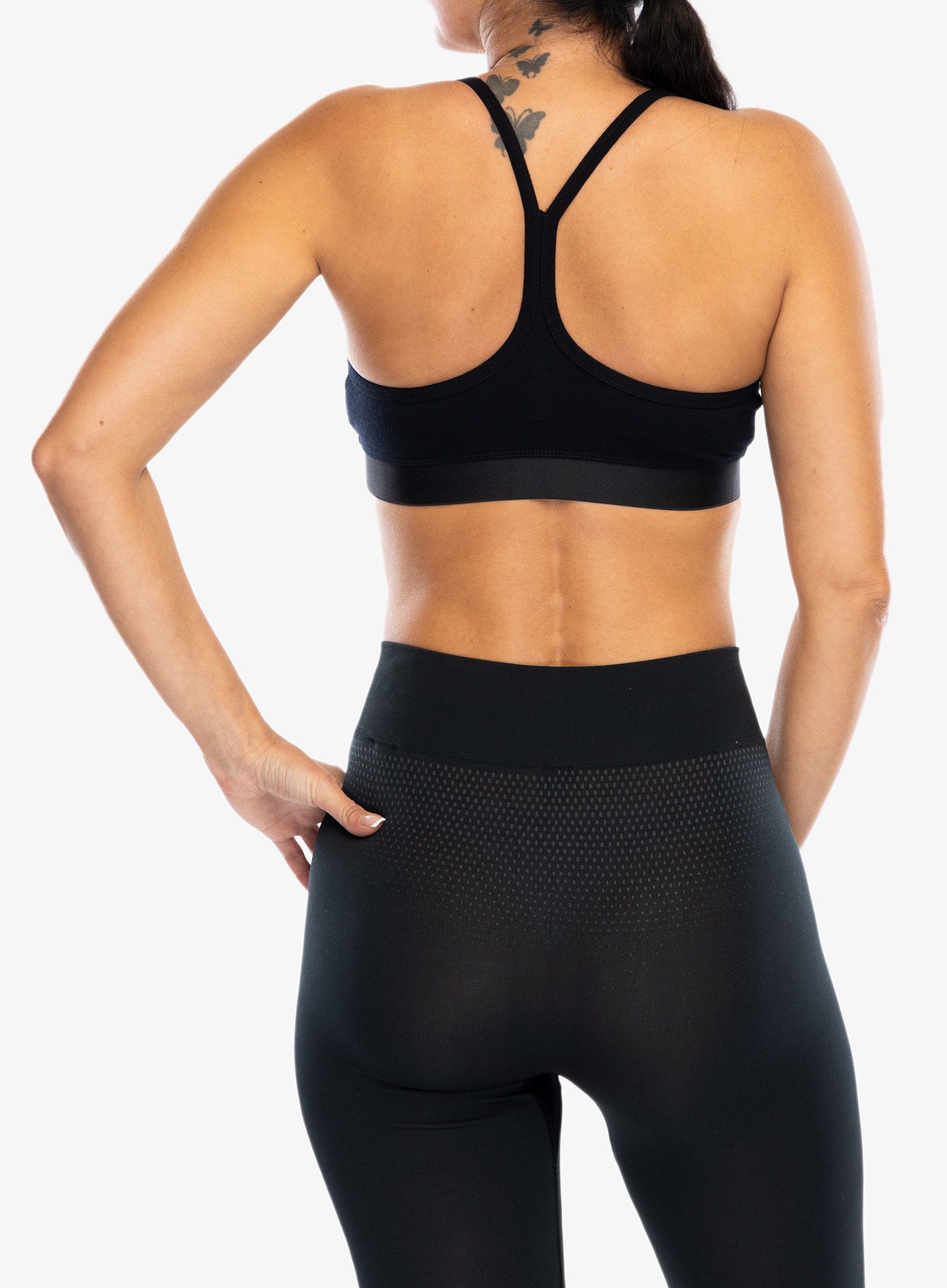 Sportovní podprsenka Odlo Merino Soft Sport Bra - black