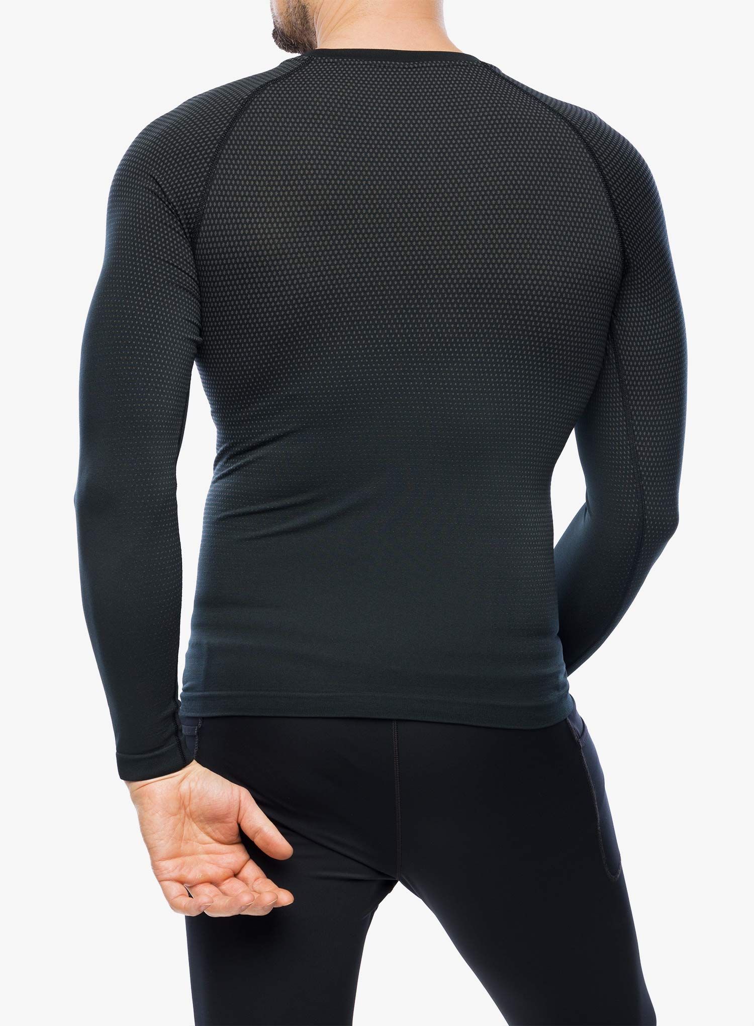 Funkční mikina Odlo Performance Light Eco BL Top Crew Neck LS - black