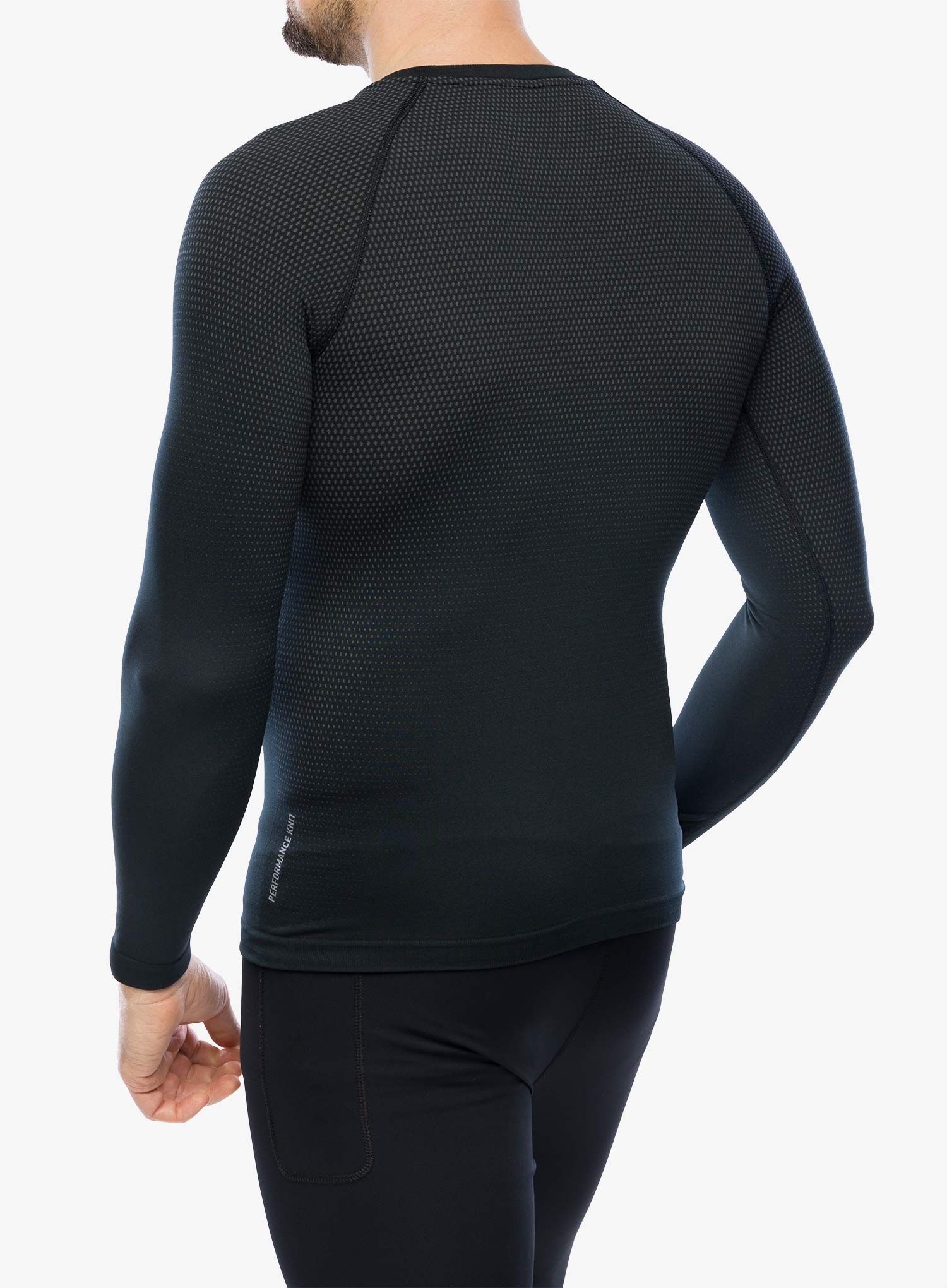 Funkční mikina Odlo Performance Light Eco BL Top Crew Neck LS - black