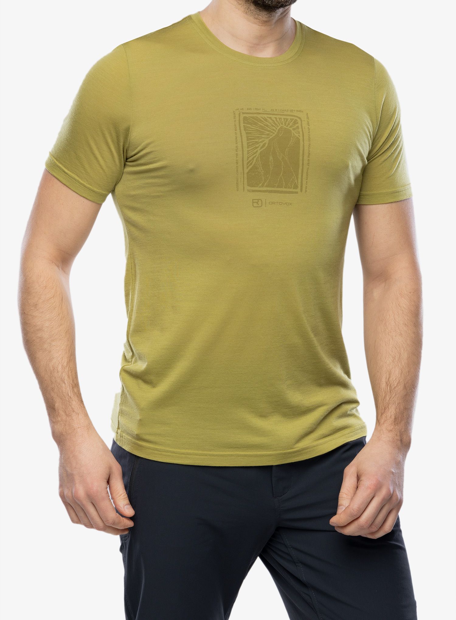 Merino triko Ortovox 120 Cool Tec Mtn Cut TS - sweet alison