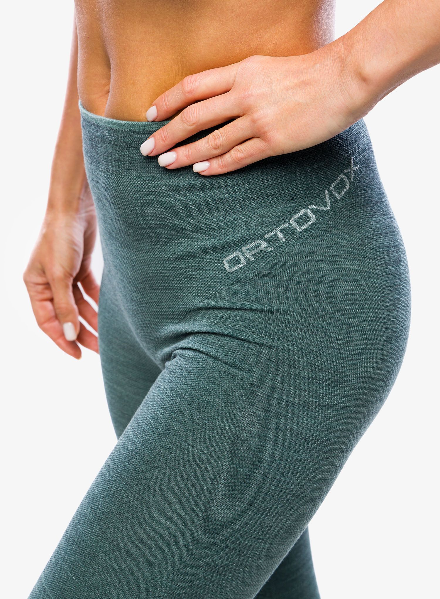 Termolegíny dámské Ortovox 230 Competition Long Pants - arctic grey