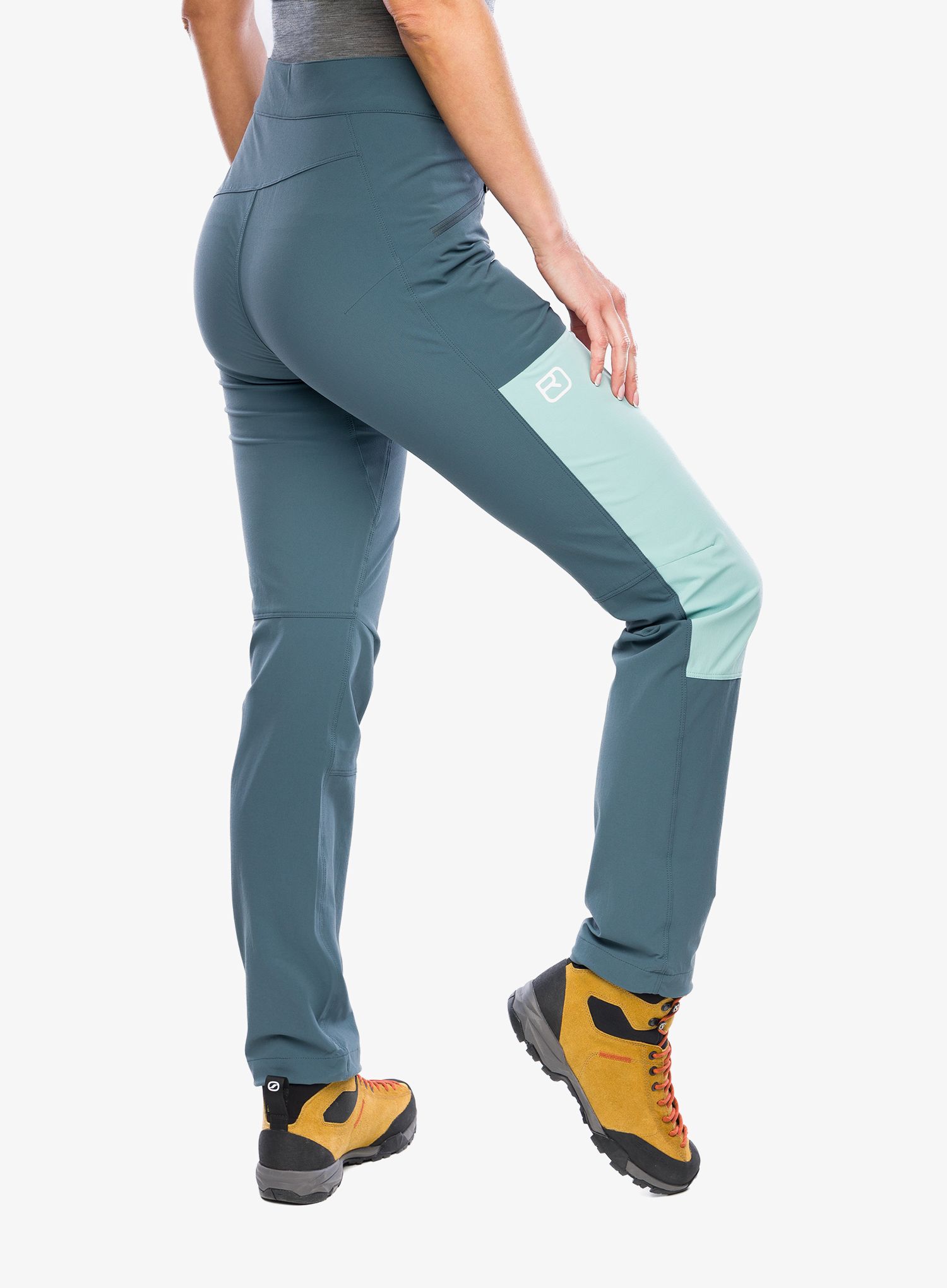 Softshellové kalhoty dámské Ortovox Brenta Pants - dark arctic grey