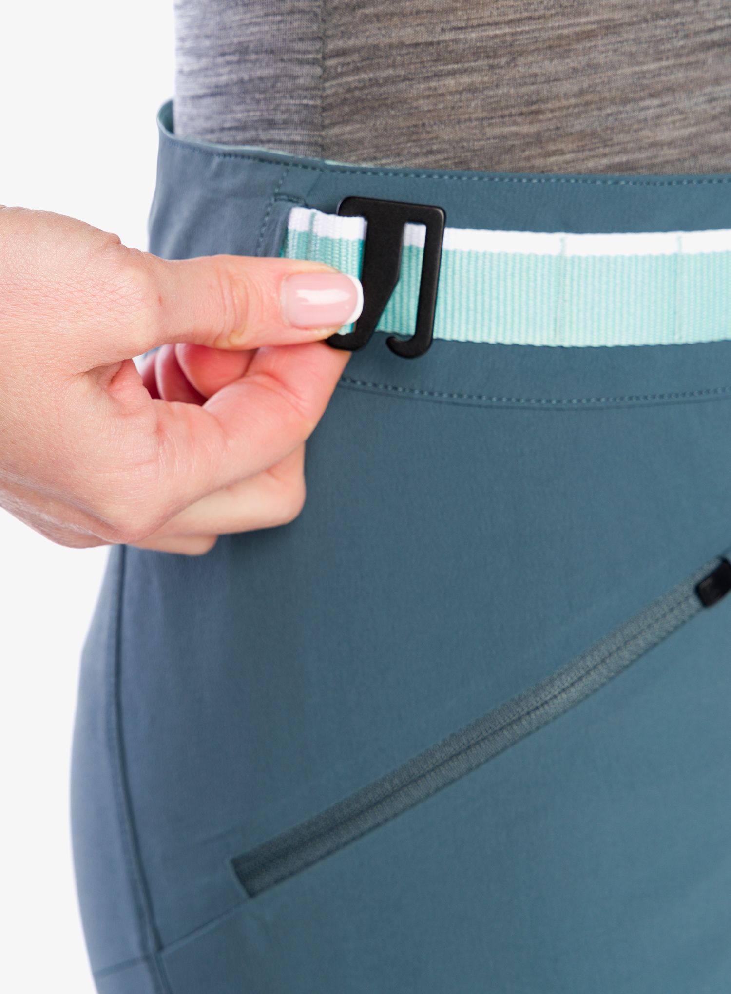 Softshellové kalhoty dámské Ortovox Brenta Pants - dark arctic grey