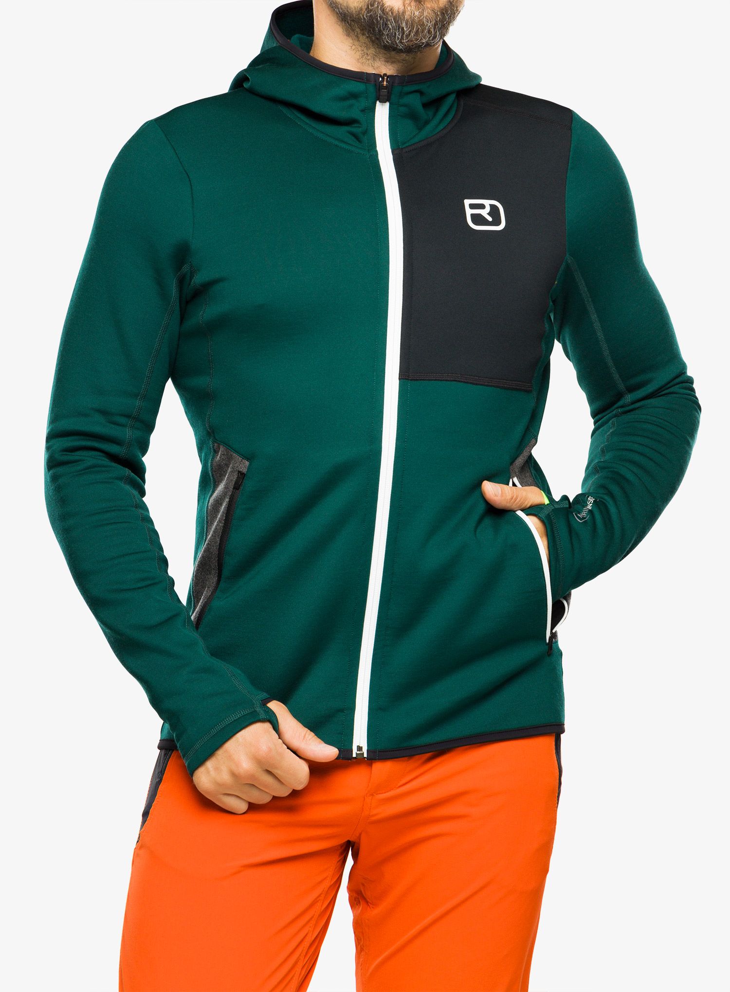 Pánská mikina Ortovox Fleece Hoody - dark pacific
