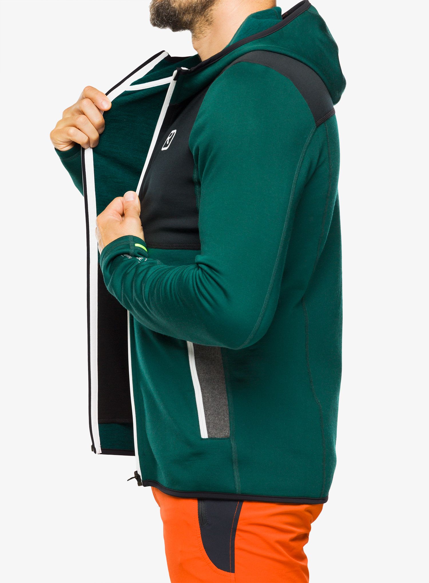 Pánská mikina Ortovox Fleece Hoody - dark pacific
