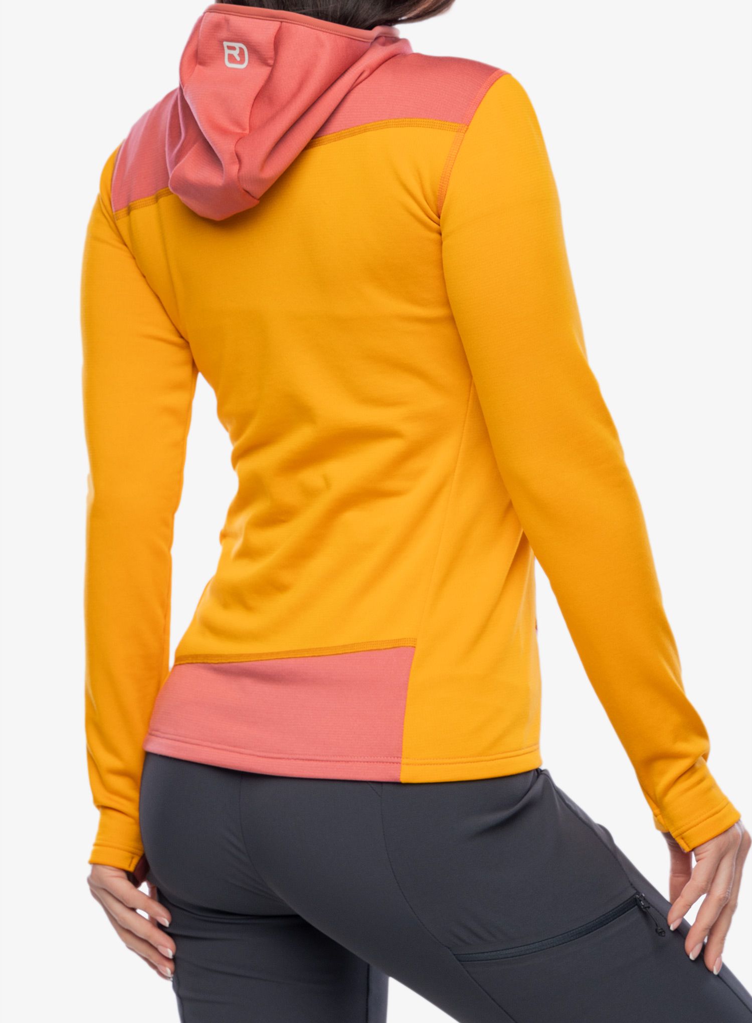 Dámská mikina s kapucí Ortovox Fleece Light Hoody - autumn leaves