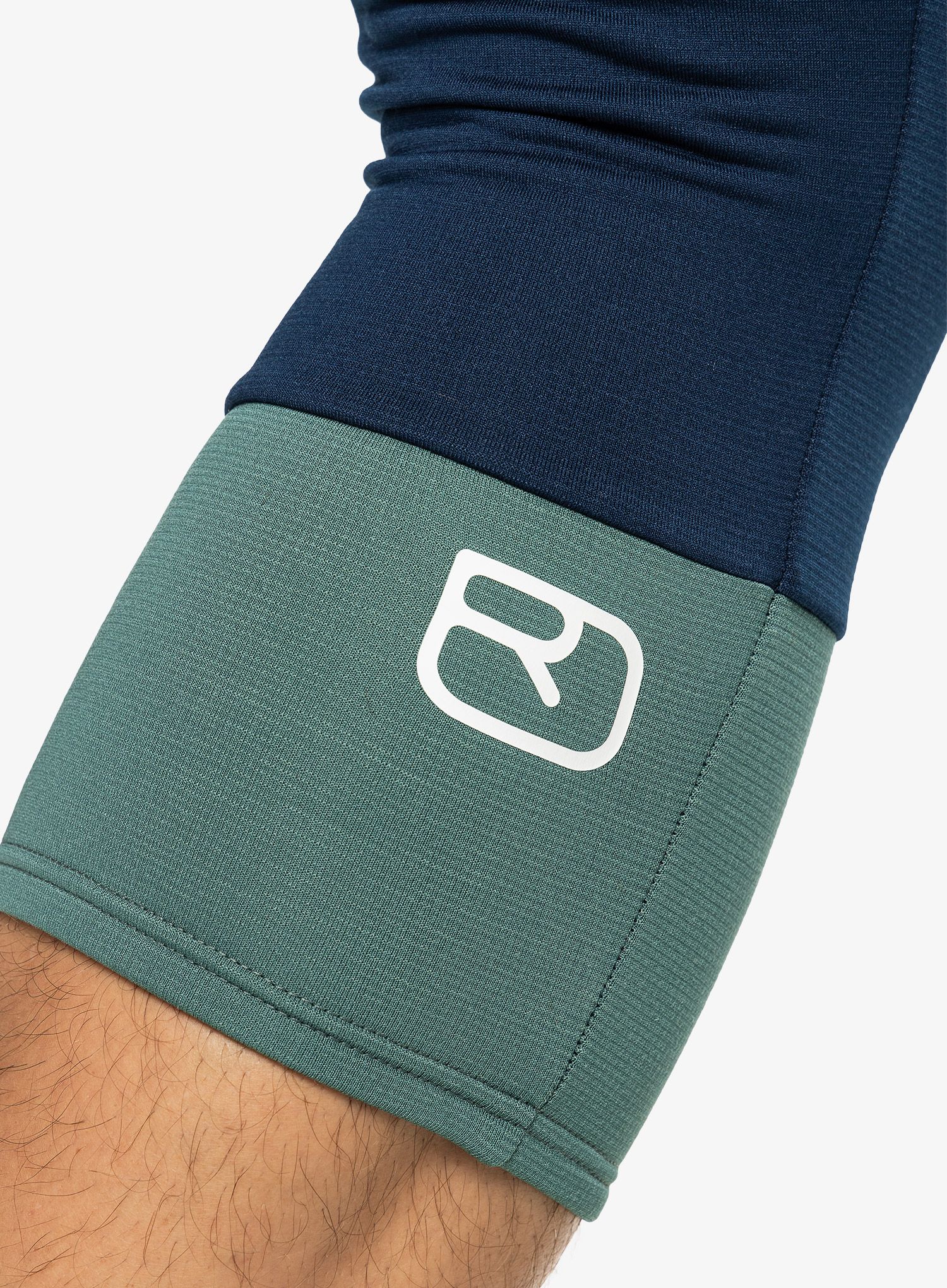 Termolegíny Ortovox Fleece Light Short Pants - deep ocean