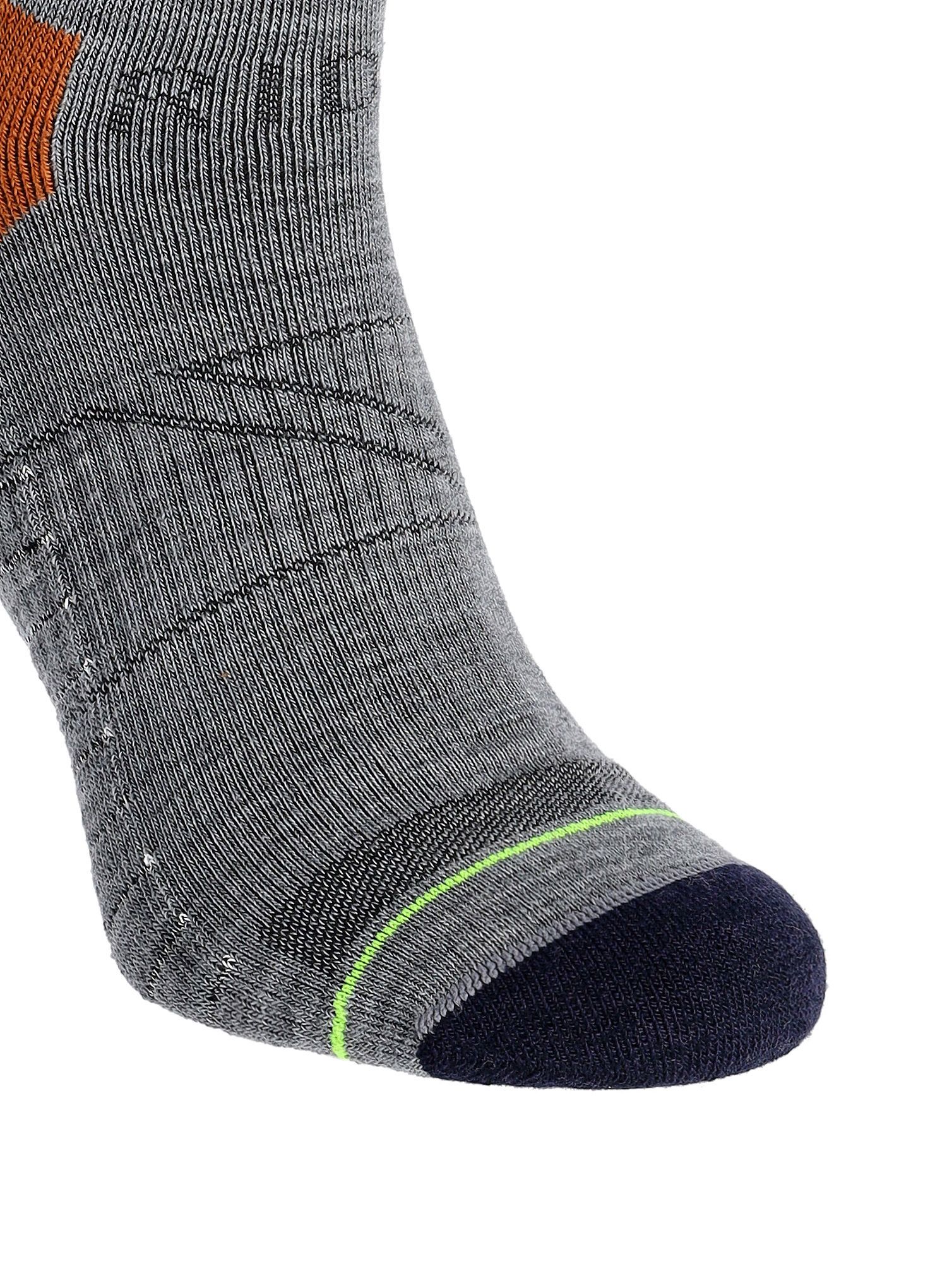 Ponožky na lyže Ortovox Free Ride Long Socks - clay orange