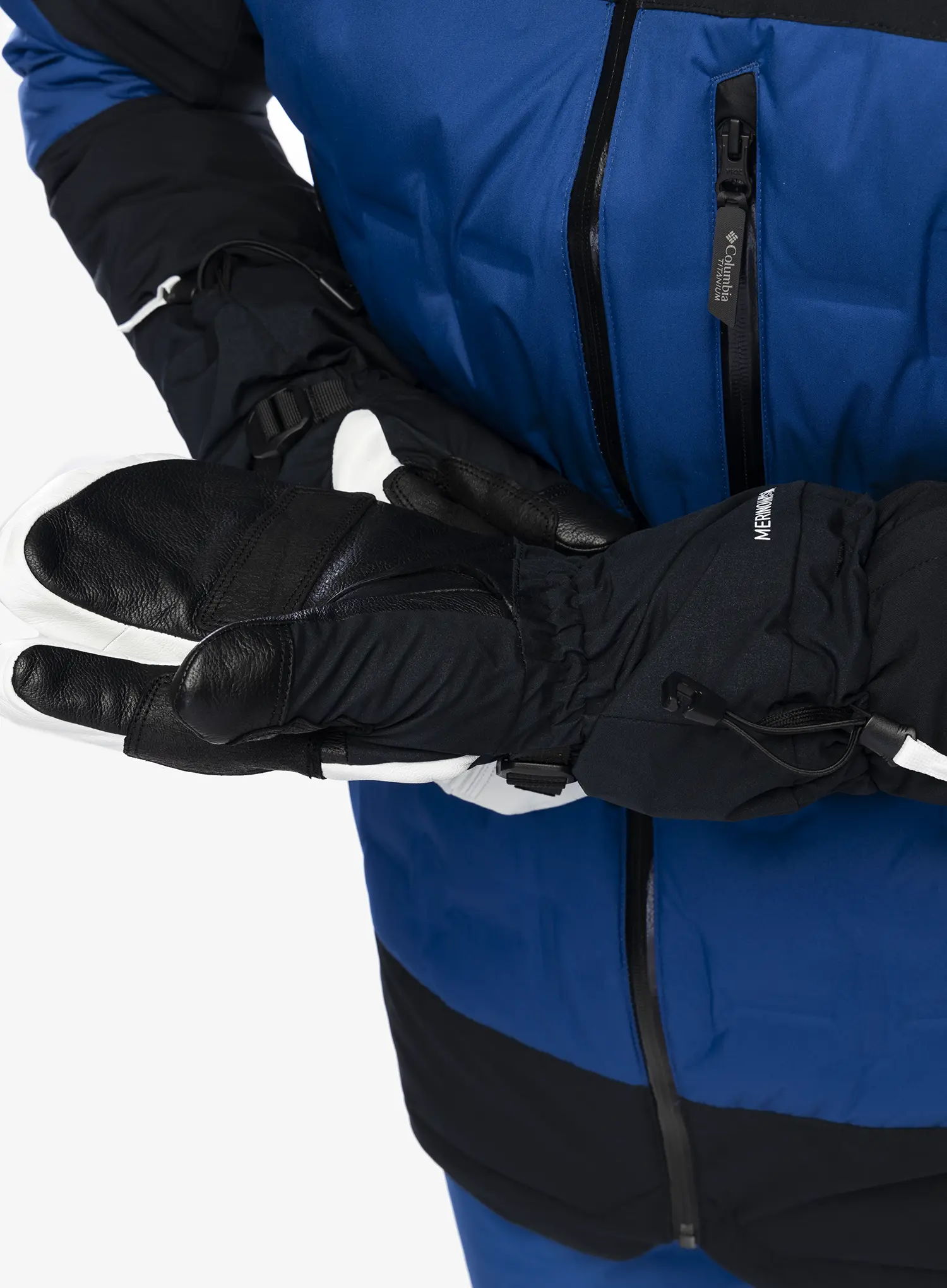 Lyžařské rukavice Ortovox Freeride 3 Finger Glove Pro - black raven