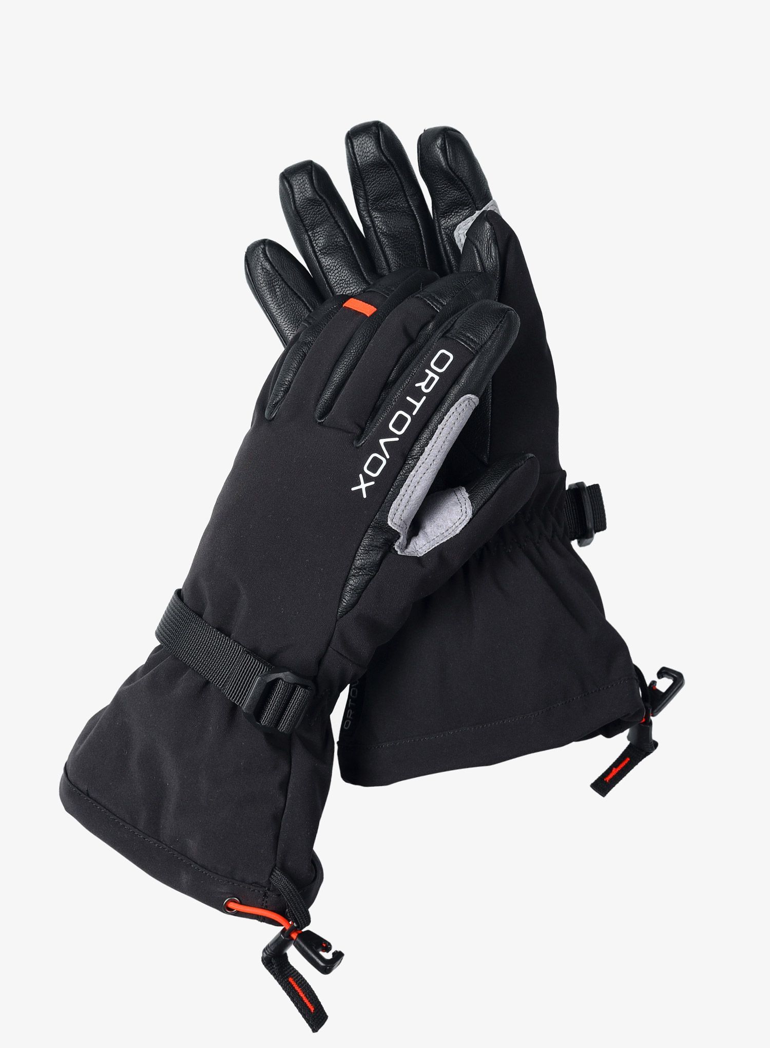 Dámské lyžařské rukavice Ortovox Merino Mountain Glove - black raven