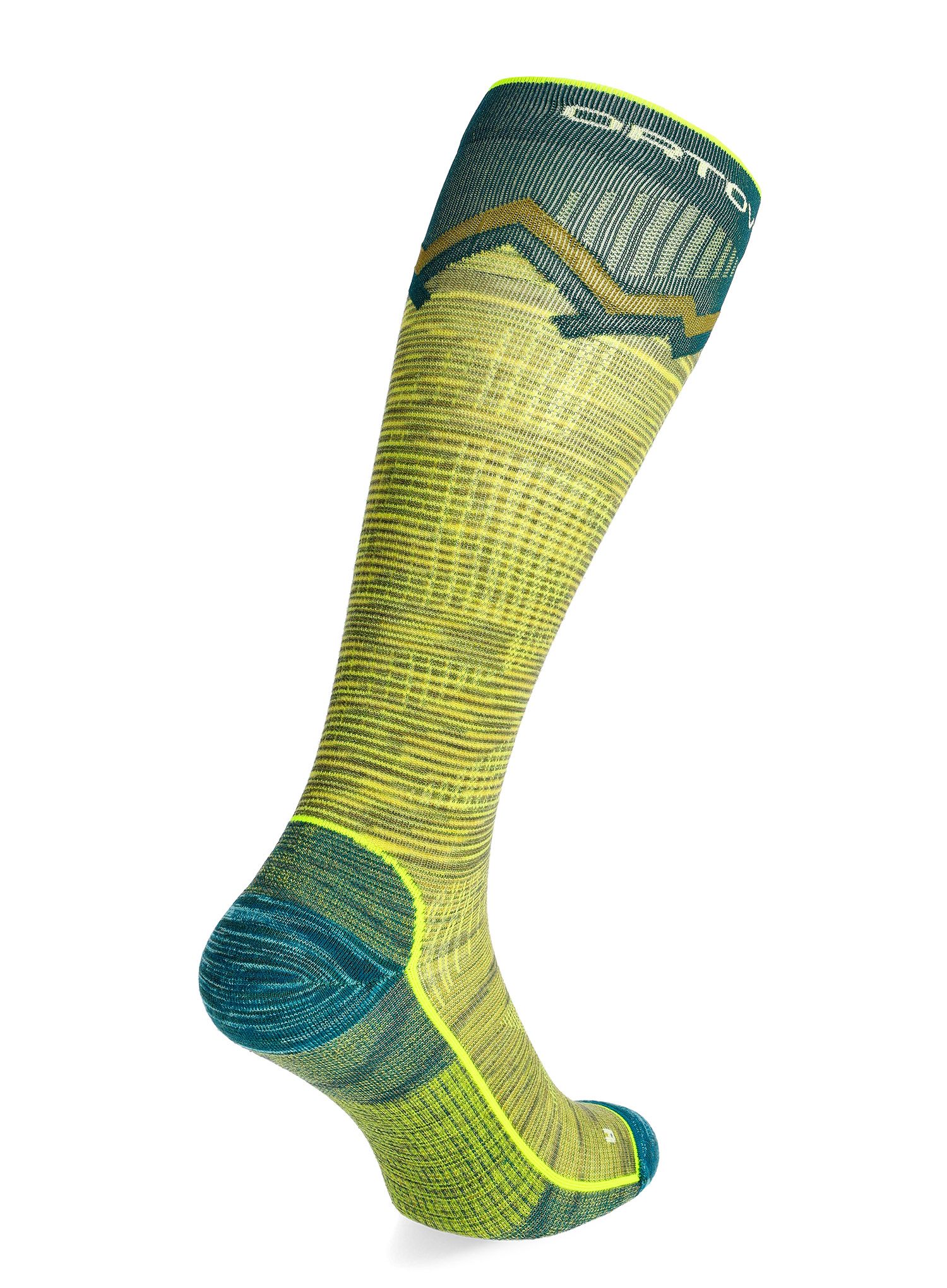 Skialpove ponozky Ortovox Tour Long Socks - green moss